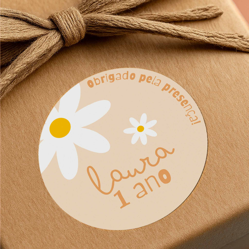 Tag Aniversário Margarida