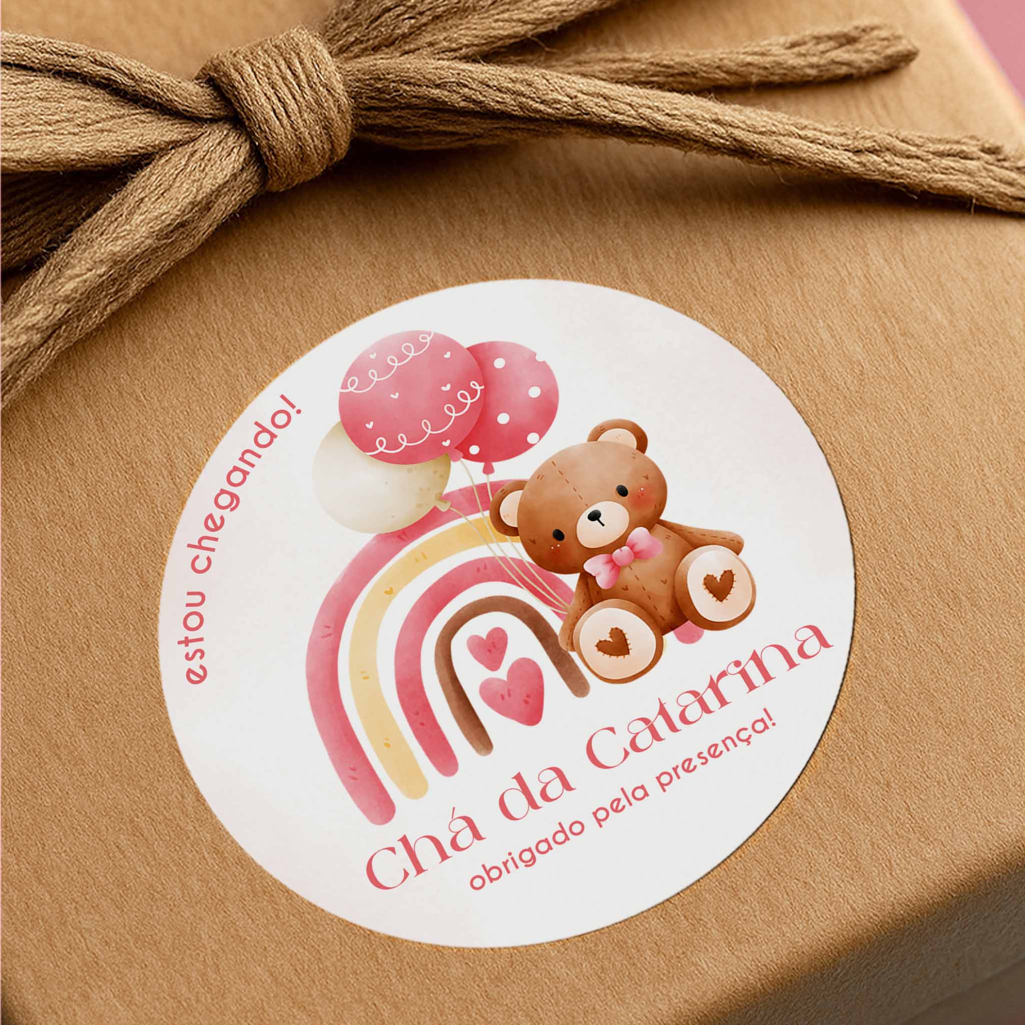 Tag Chá de Bebê Ursinho