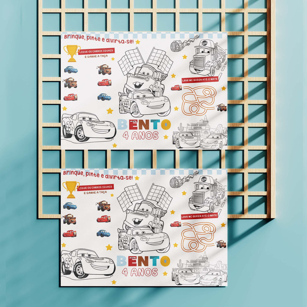 Americano Interativo Aniversário Carros