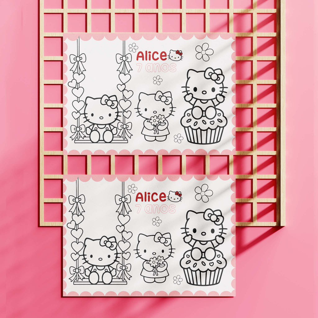 Americano Aniversário Hello Kitty