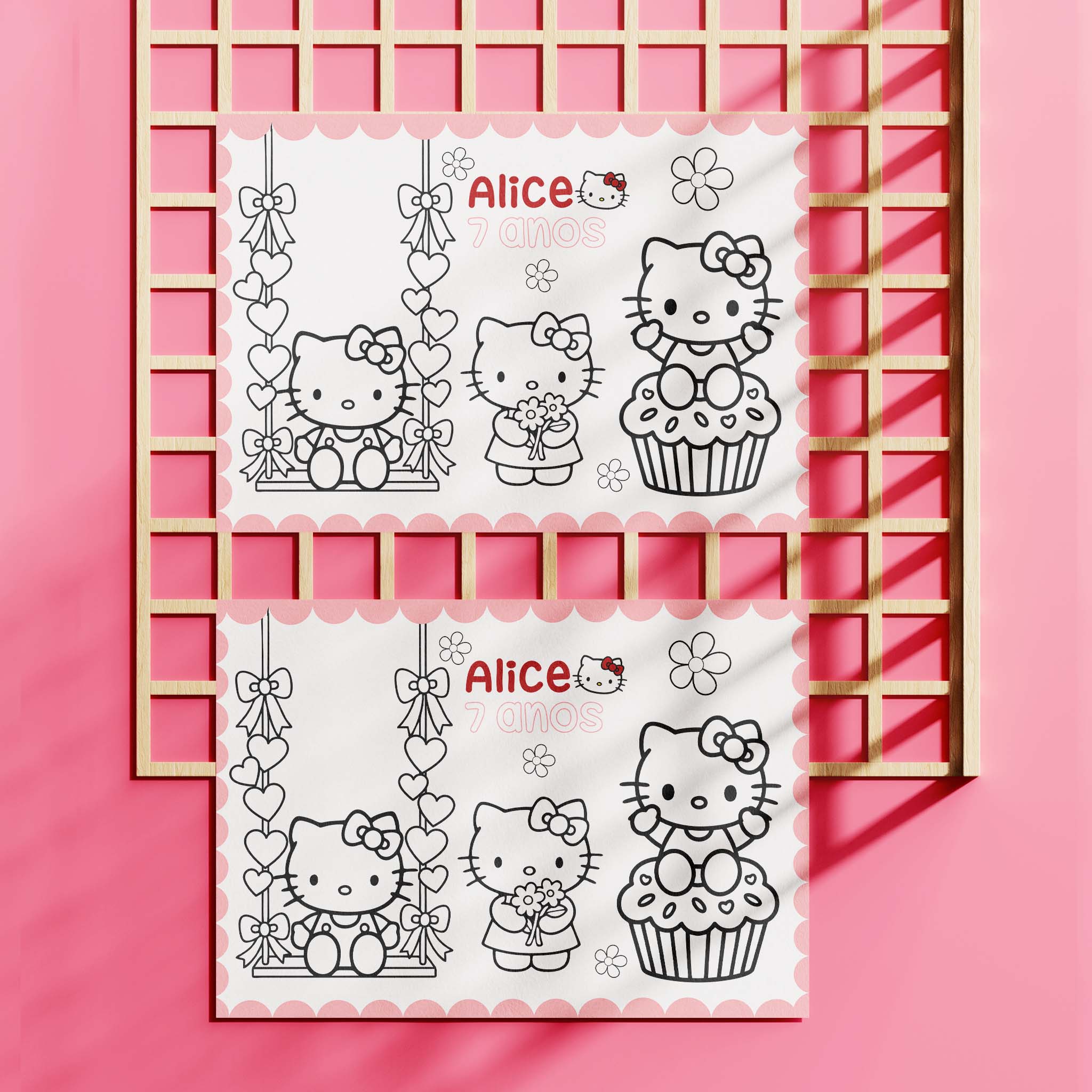 Americano Aniversário Hello Kitty