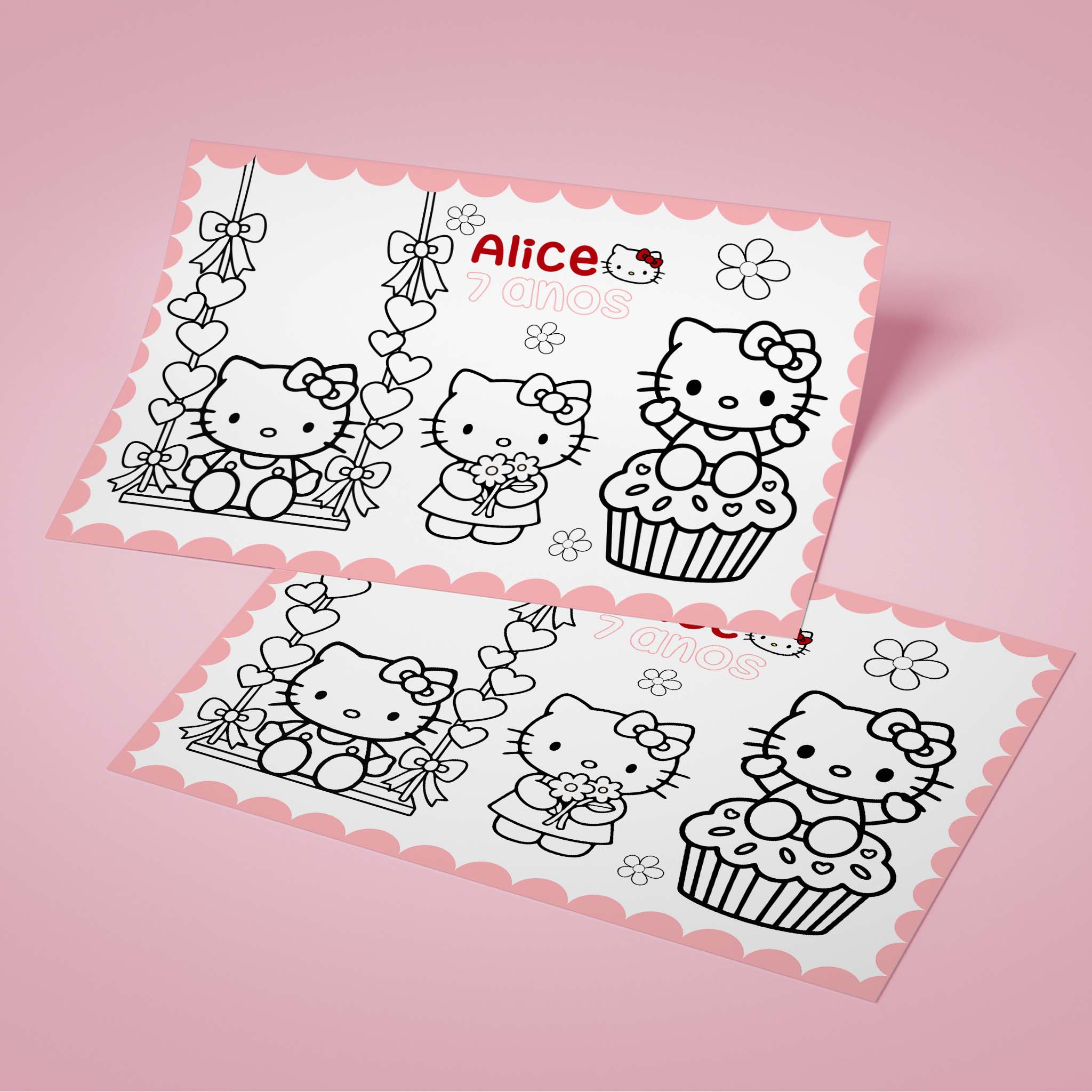 Americano Aniversário Hello Kitty