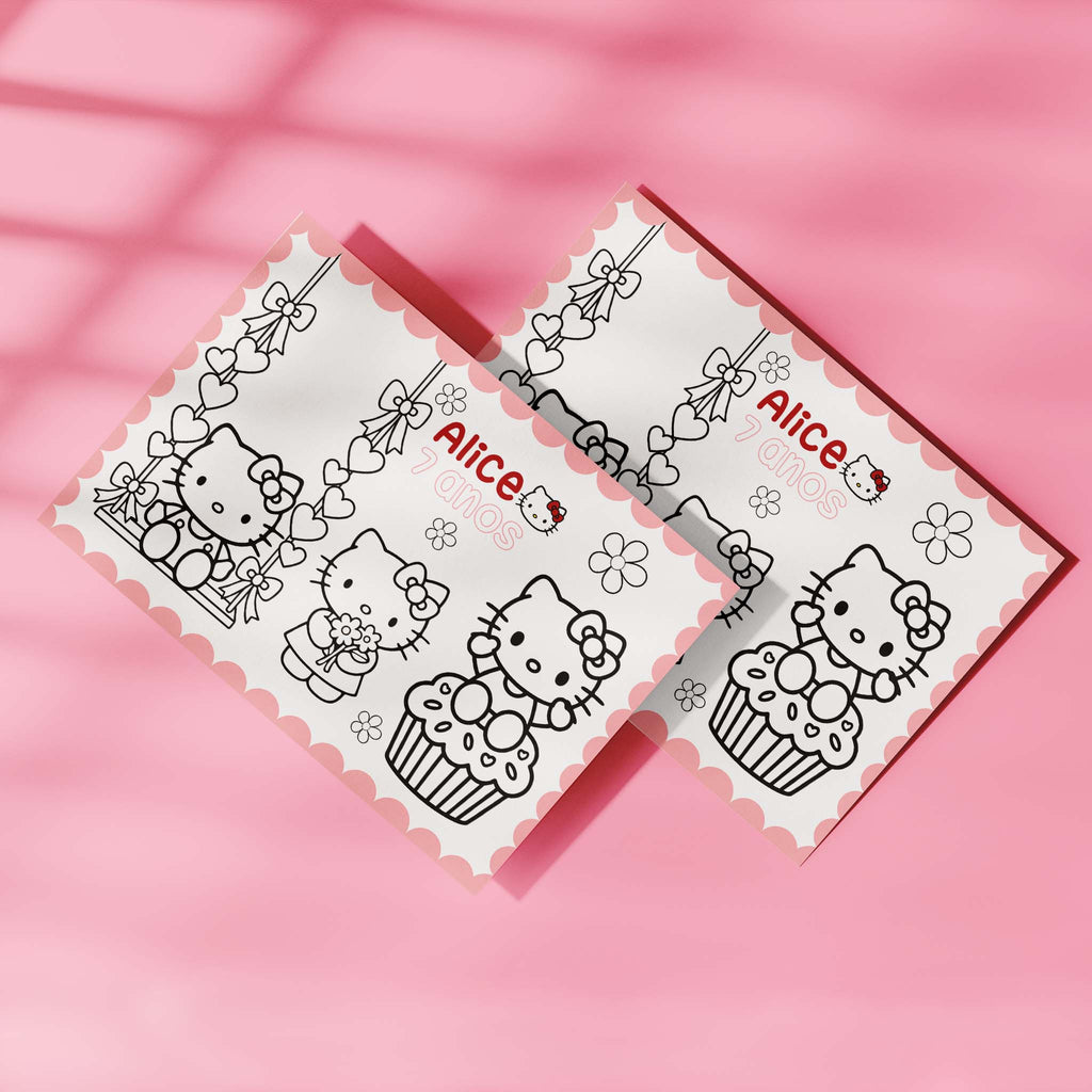 Americano Aniversário Hello Kitty