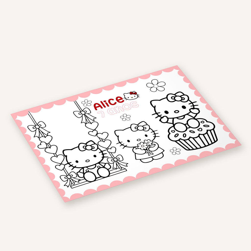 Americano Aniversário Hello Kitty