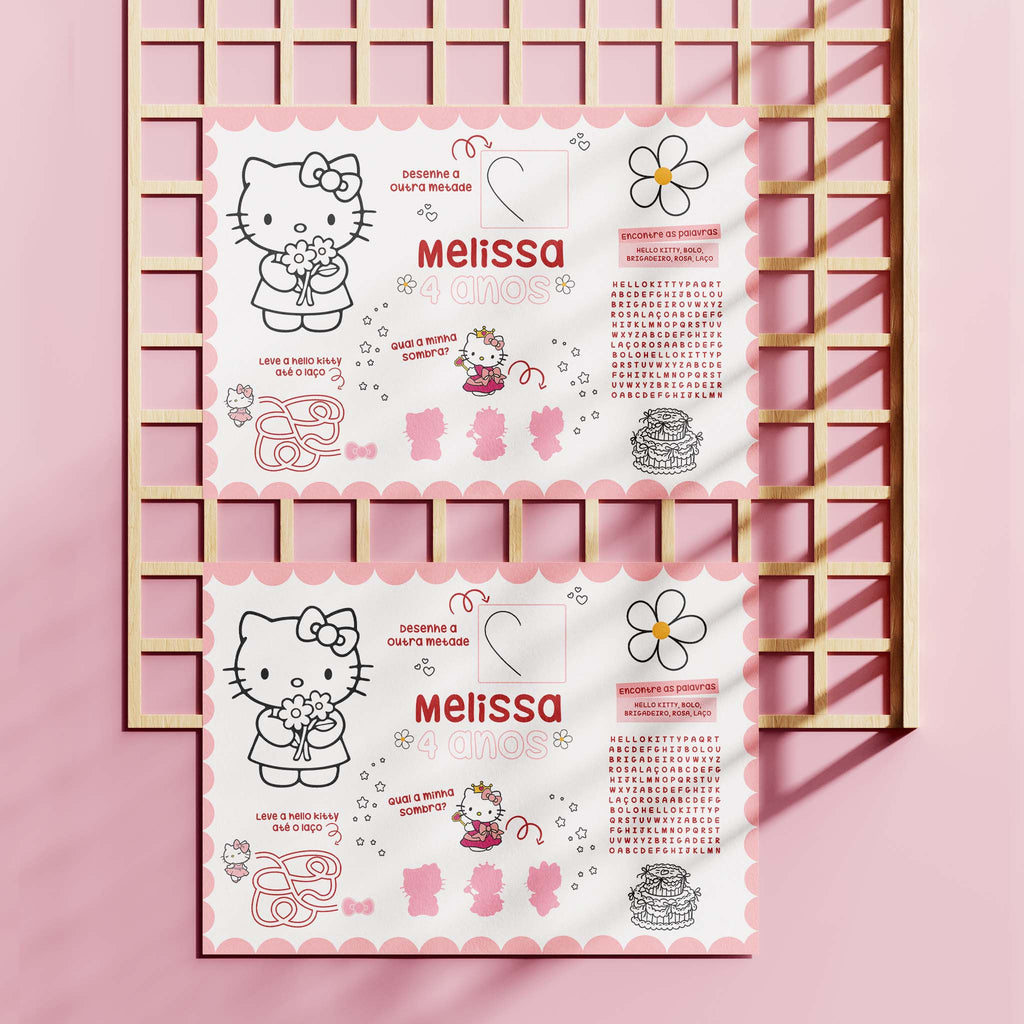 Americano Interativo Aniversário Hello Kitty