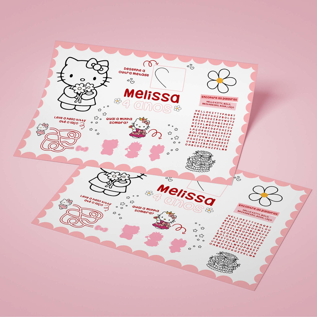 Americano Interativo Aniversário Hello Kitty