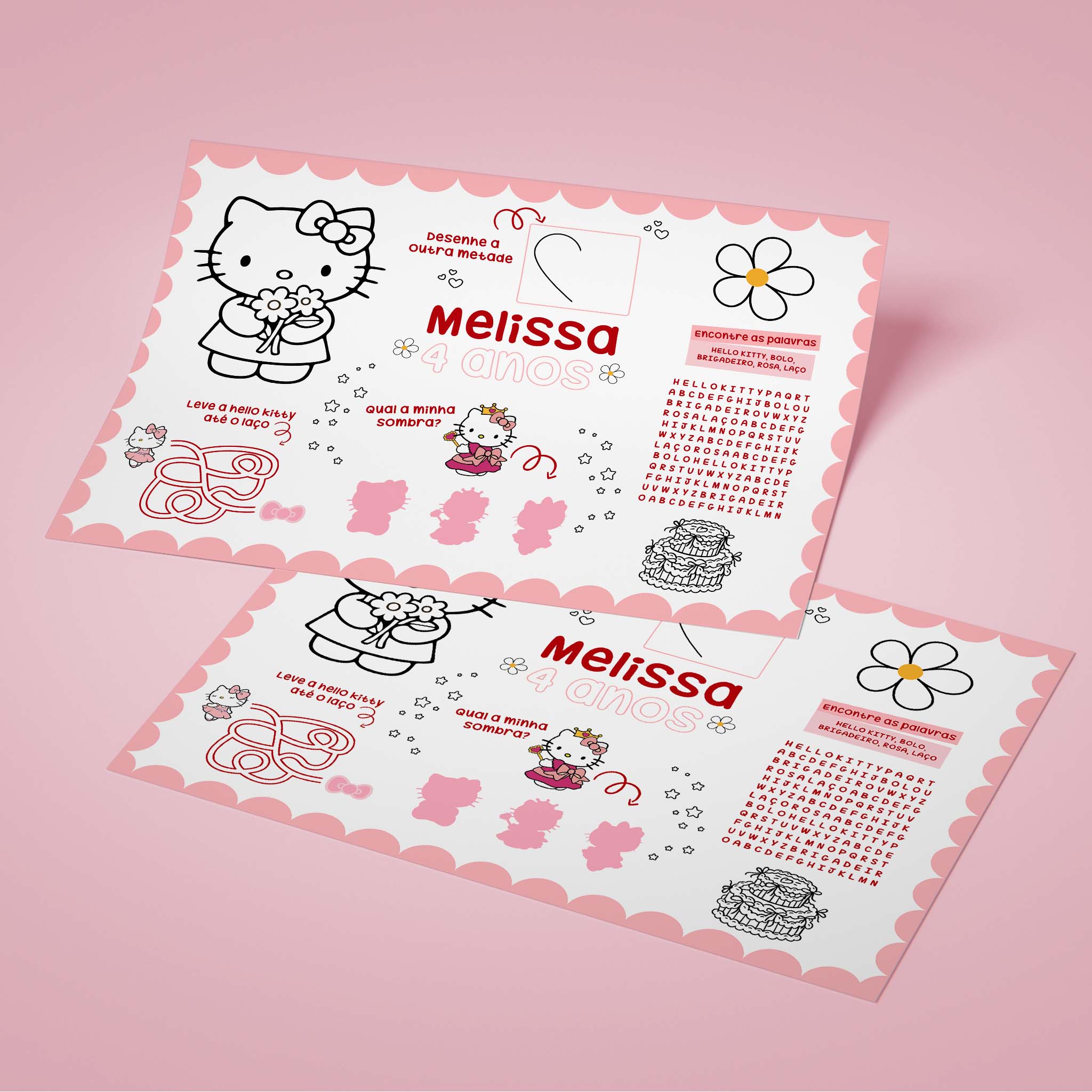 Americano Interativo Aniversário Hello Kitty