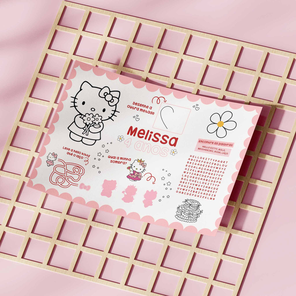 Americano Interativo Aniversário Hello Kitty