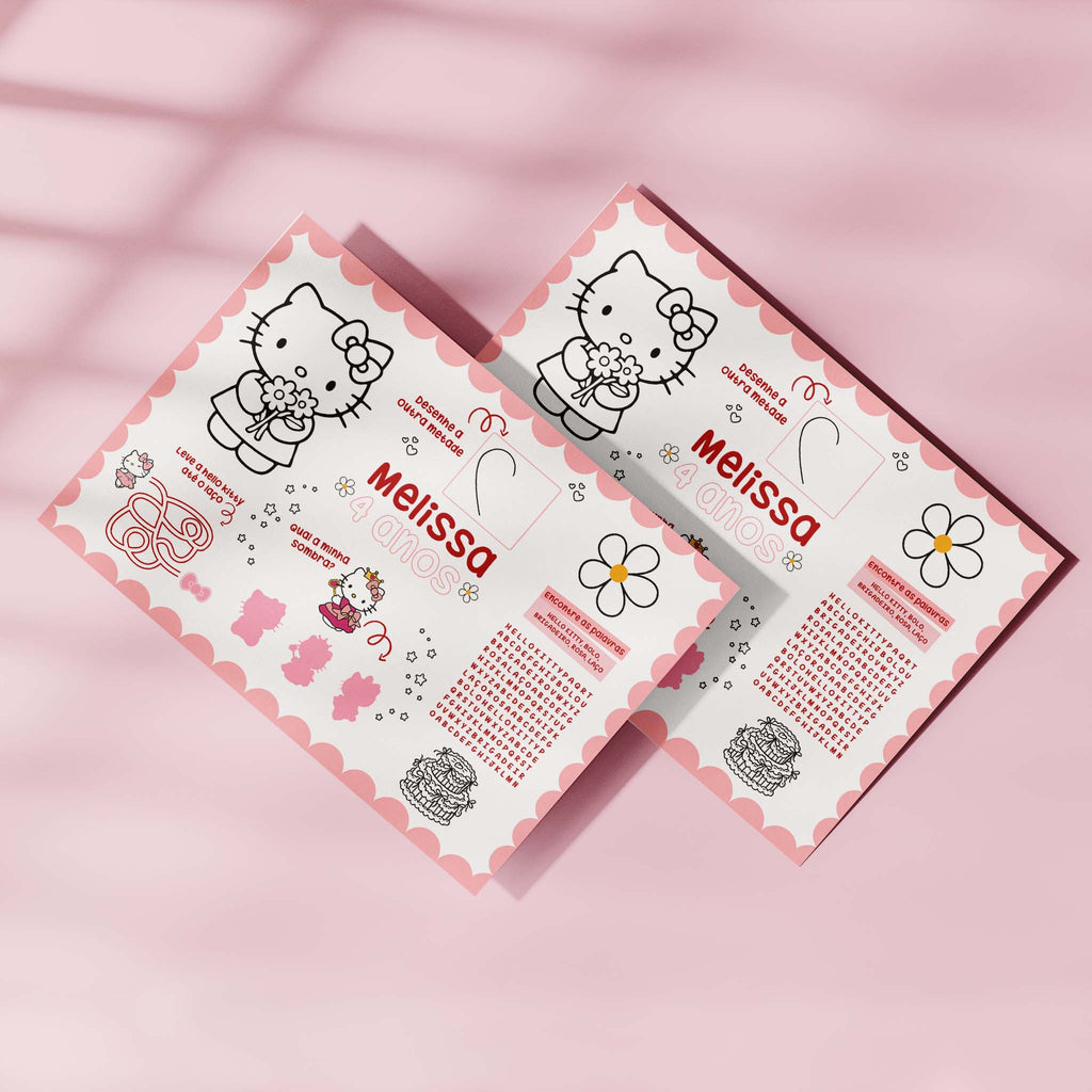Americano Interativo Aniversário Hello Kitty