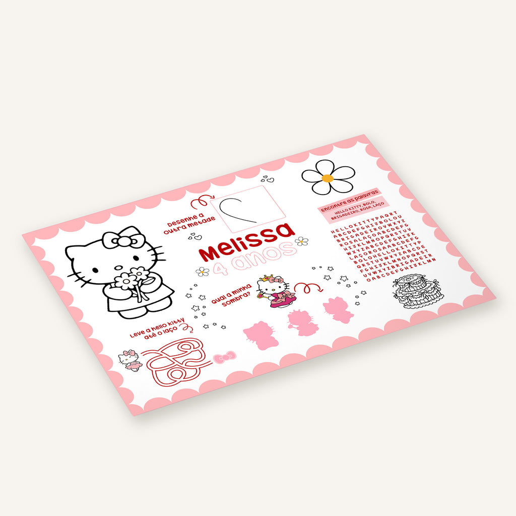 Americano Interativo Aniversário Hello Kitty
