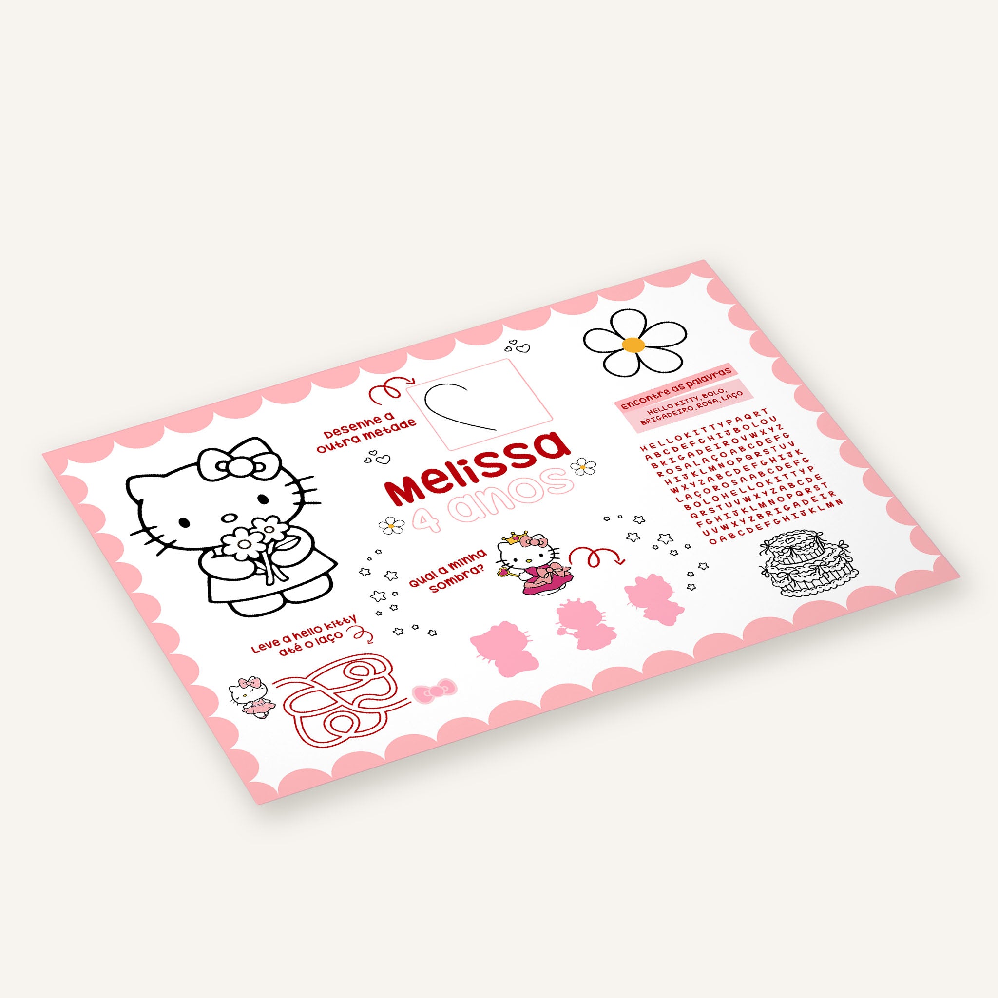 Americano Interativo Aniversário Hello Kitty