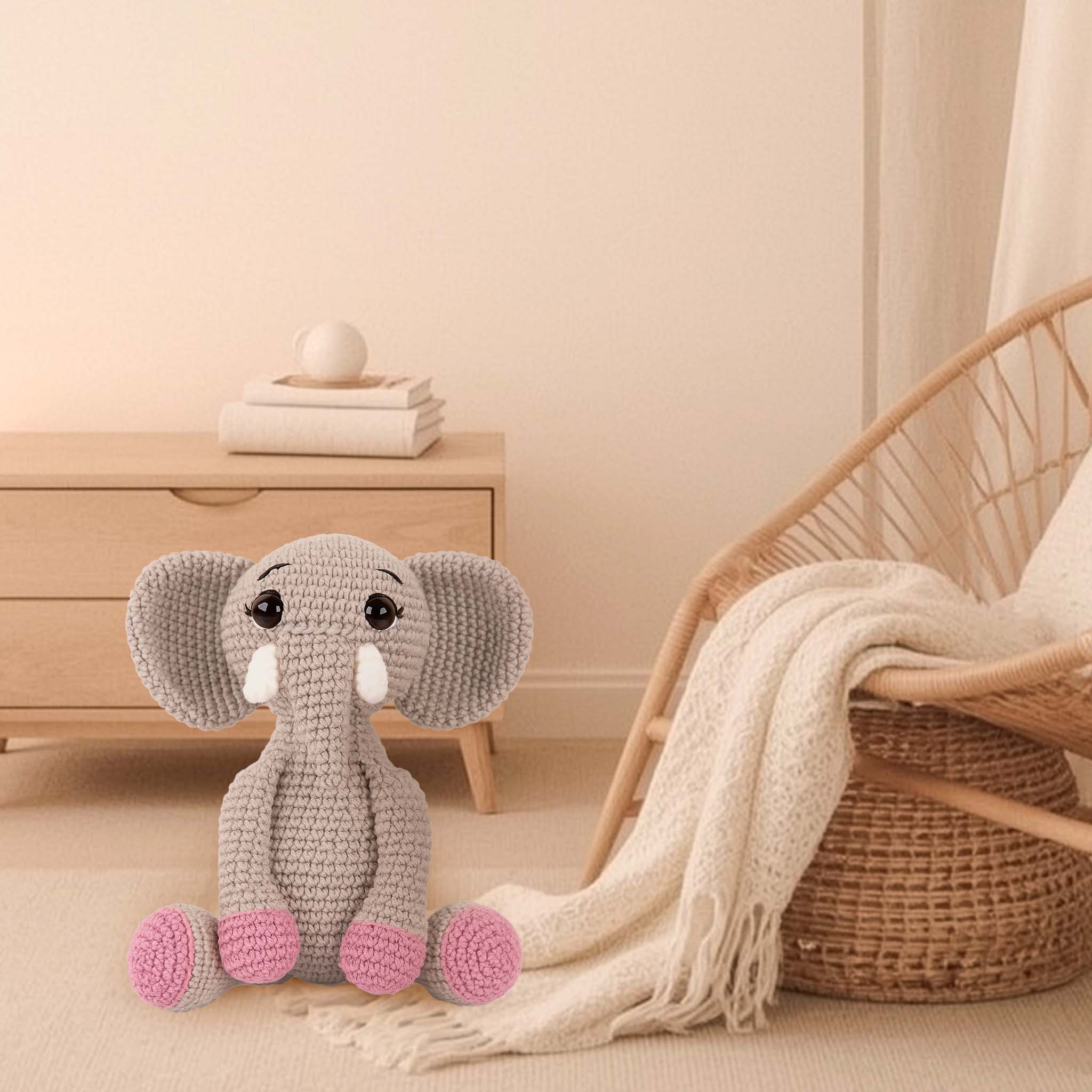 Amigurumi Safari Baby Elefante