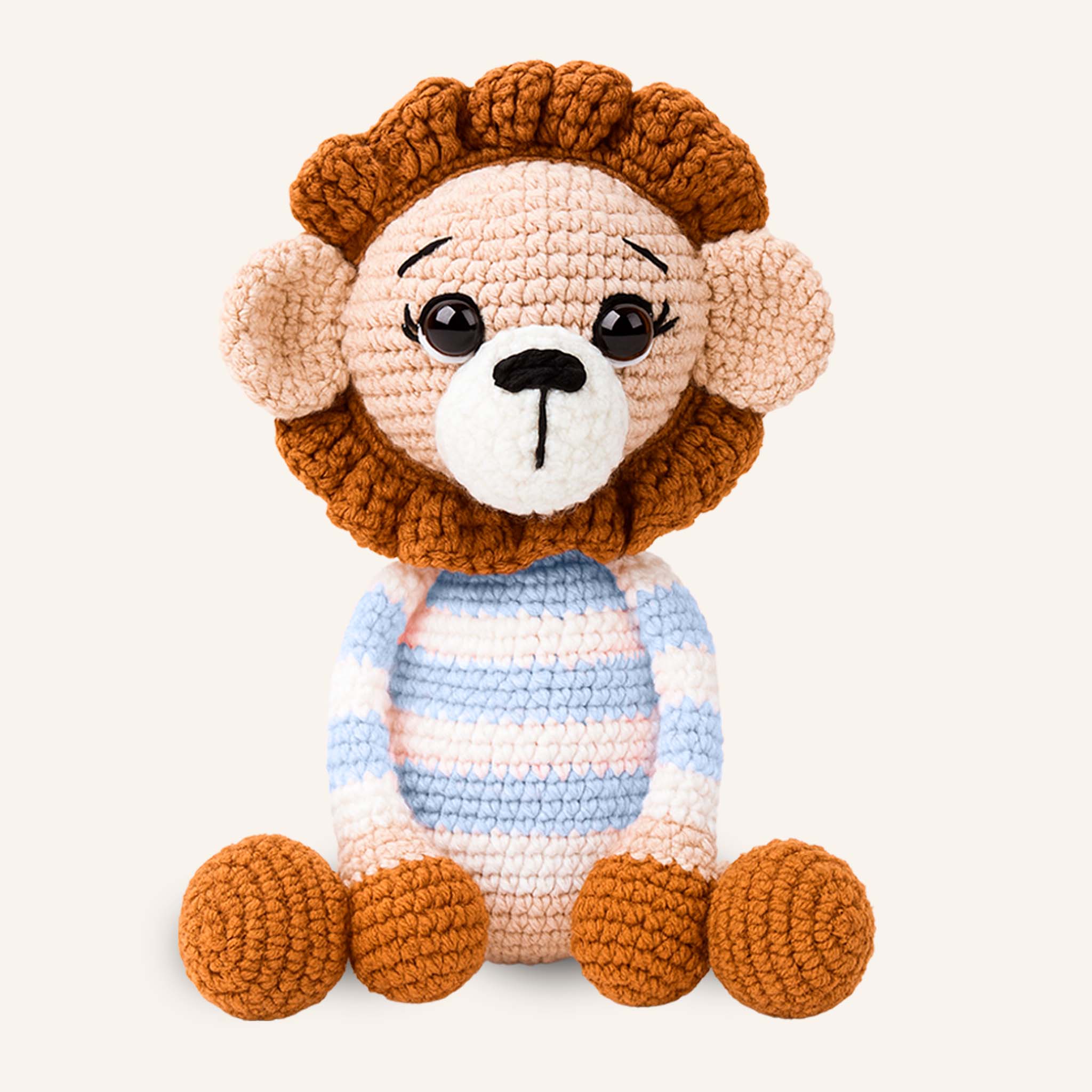 Amigurumi Safari Baby Leão