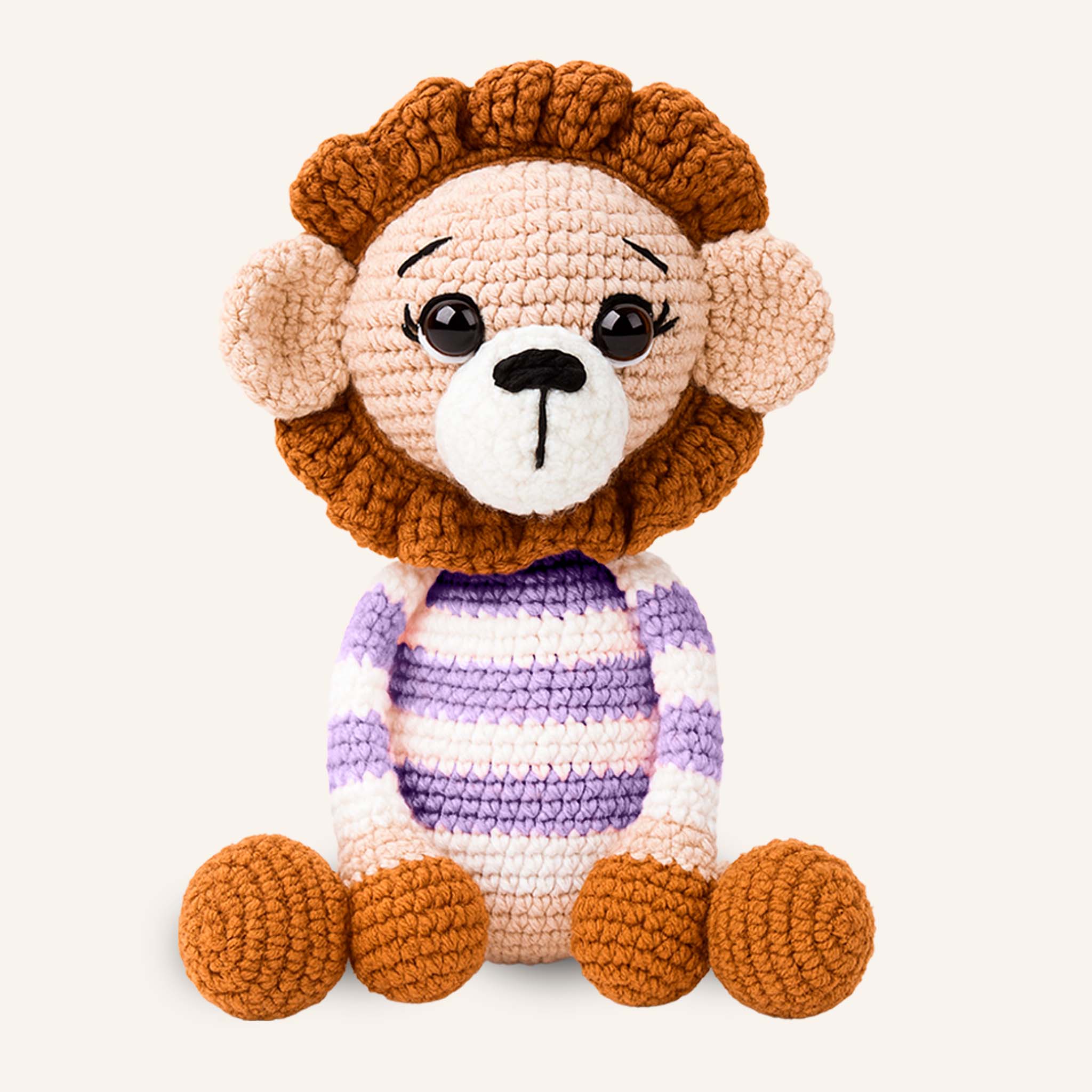 Amigurumi Safari Baby Leão