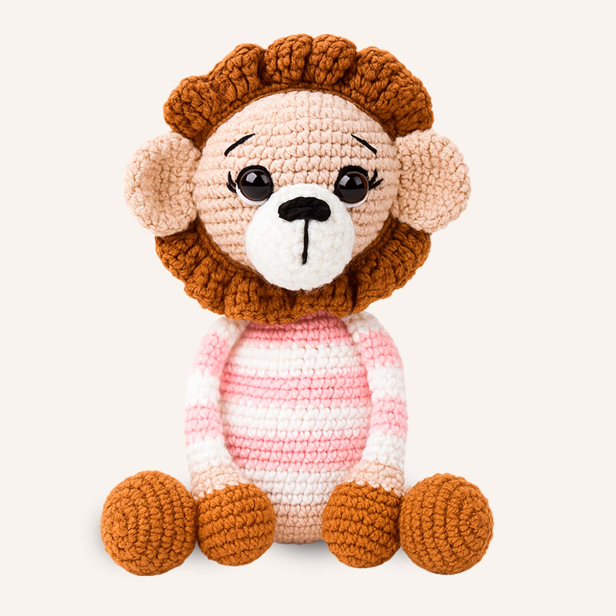 Amigurumi Safari Baby Leão