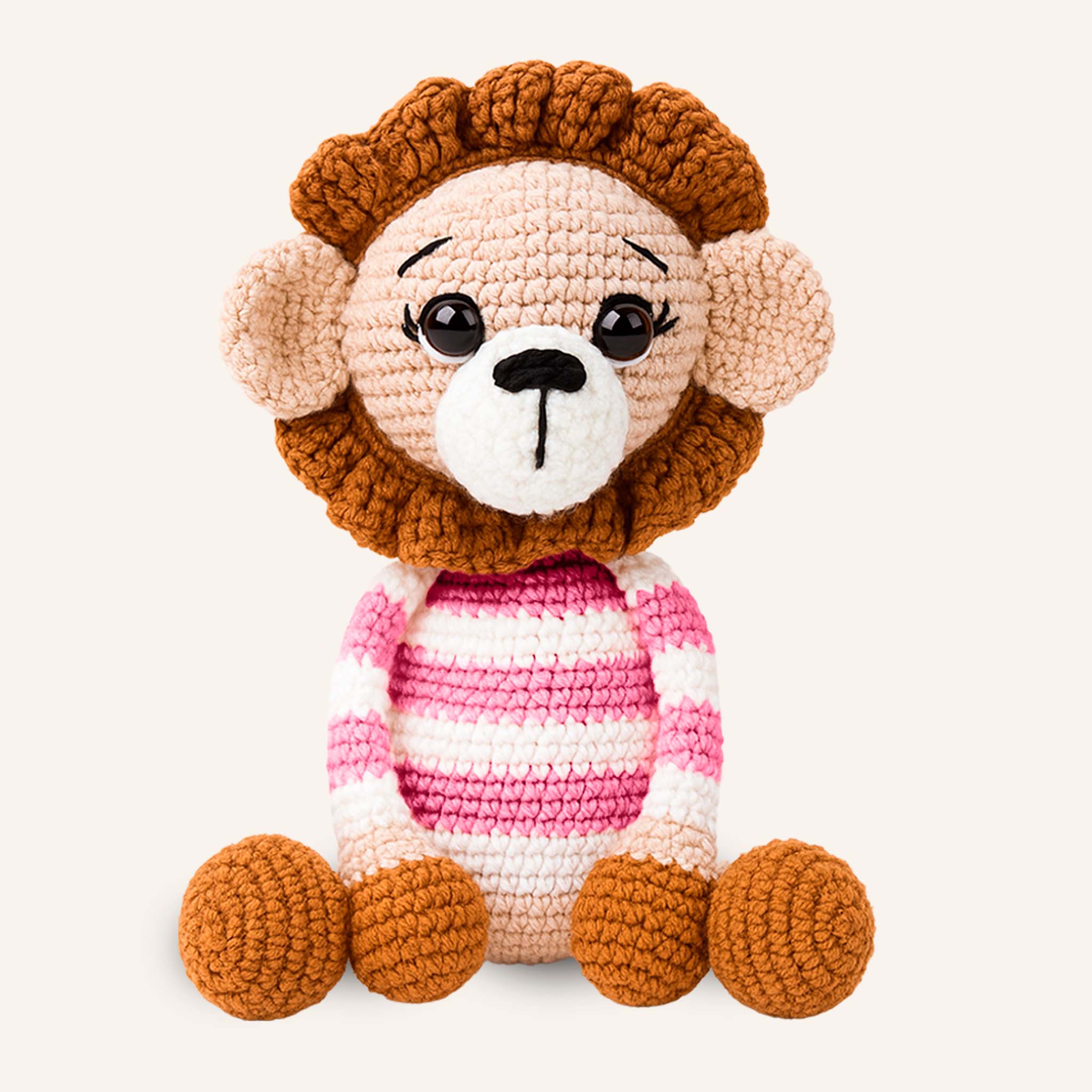 Amigurumi Safari Baby Leão