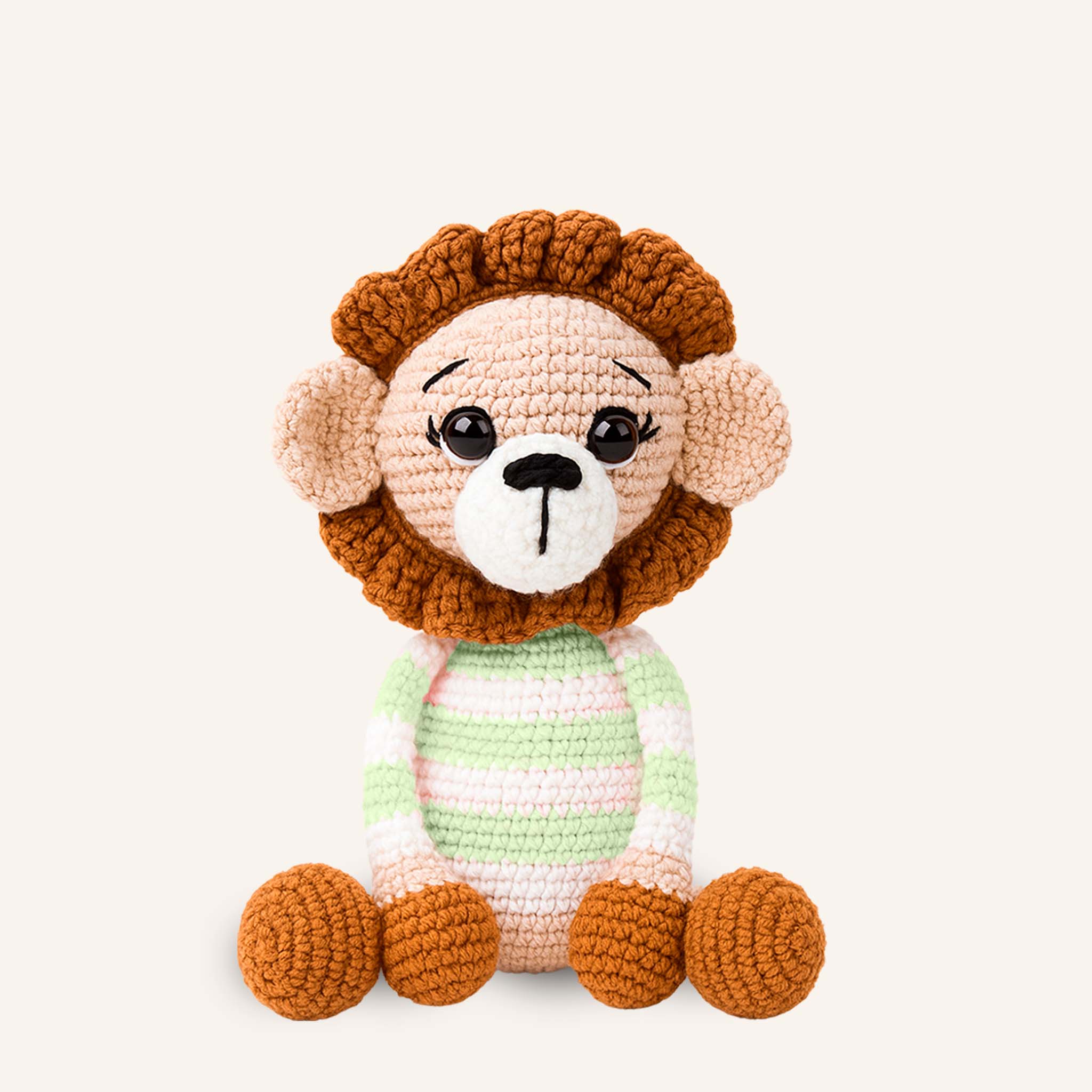 Amigurumi Safari Baby Leão