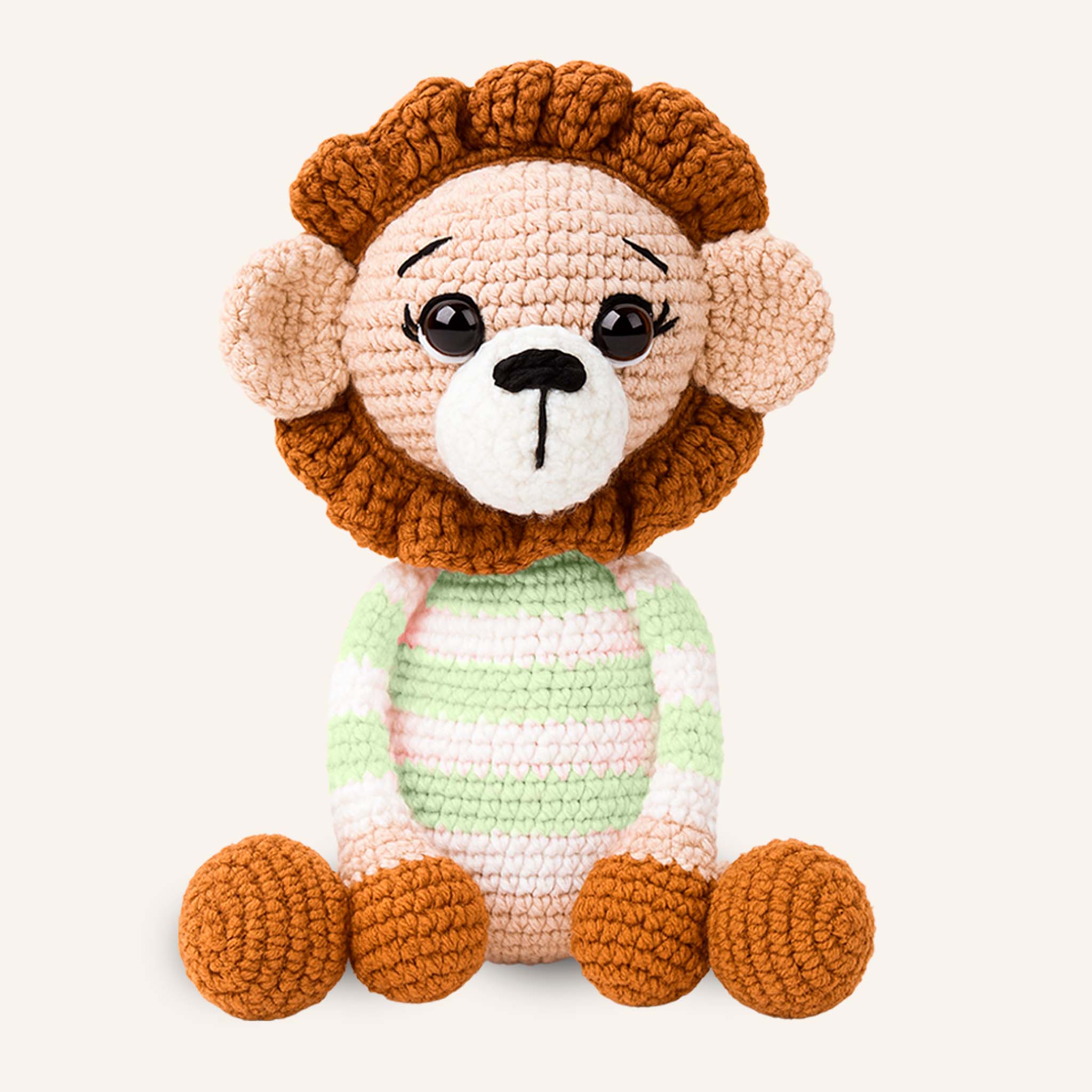 Amigurumi Safari Baby Leão