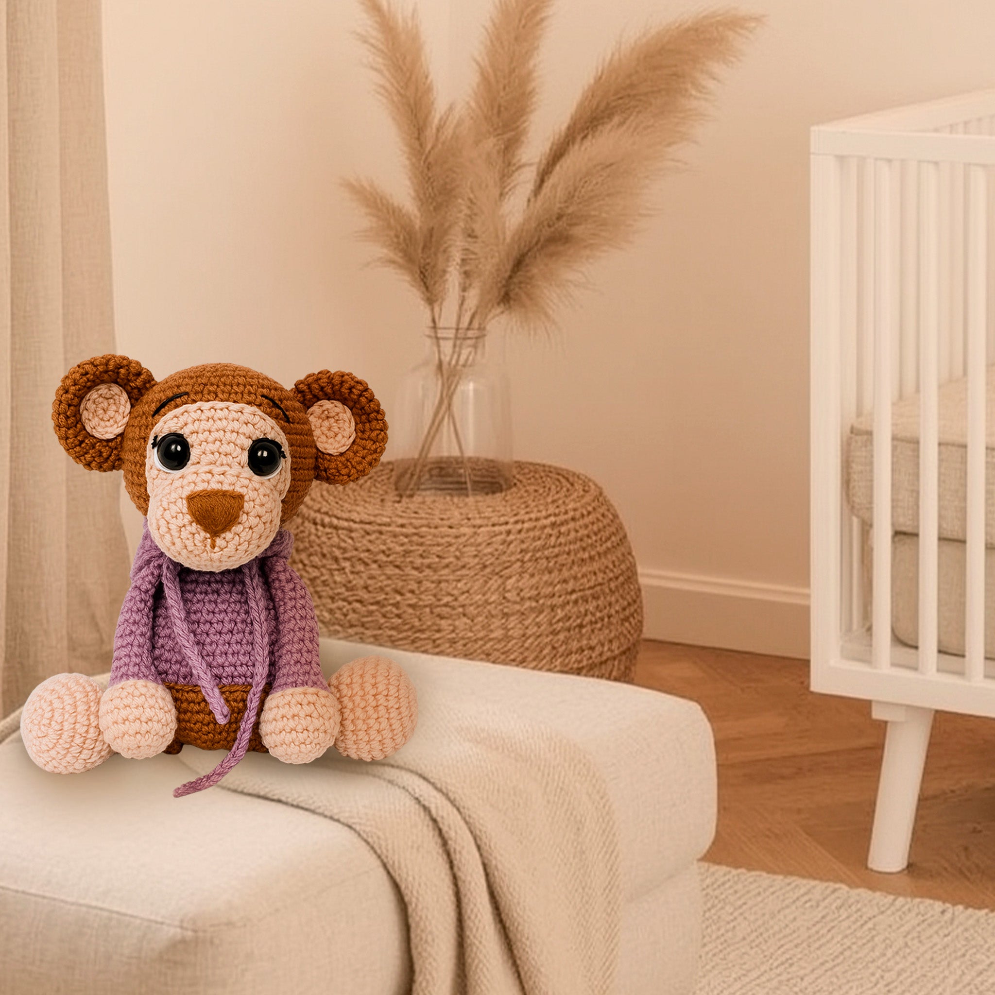 Amigurumi Safari Baby Macaco
