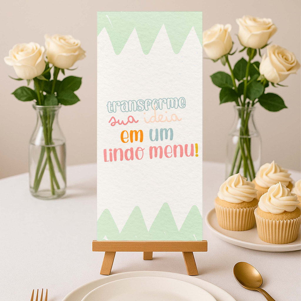 Menu Cardápio Personalizado