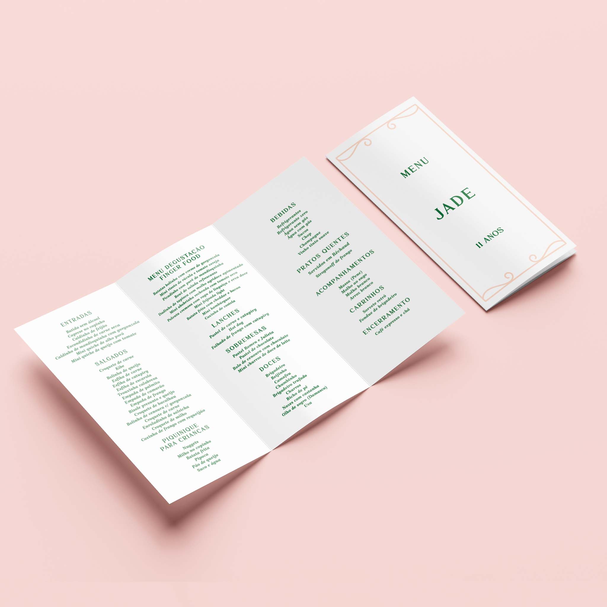 Menu Cardápio Aniversário Wicked