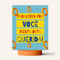 Cartão Centro de Mesa Aniversário Sonic