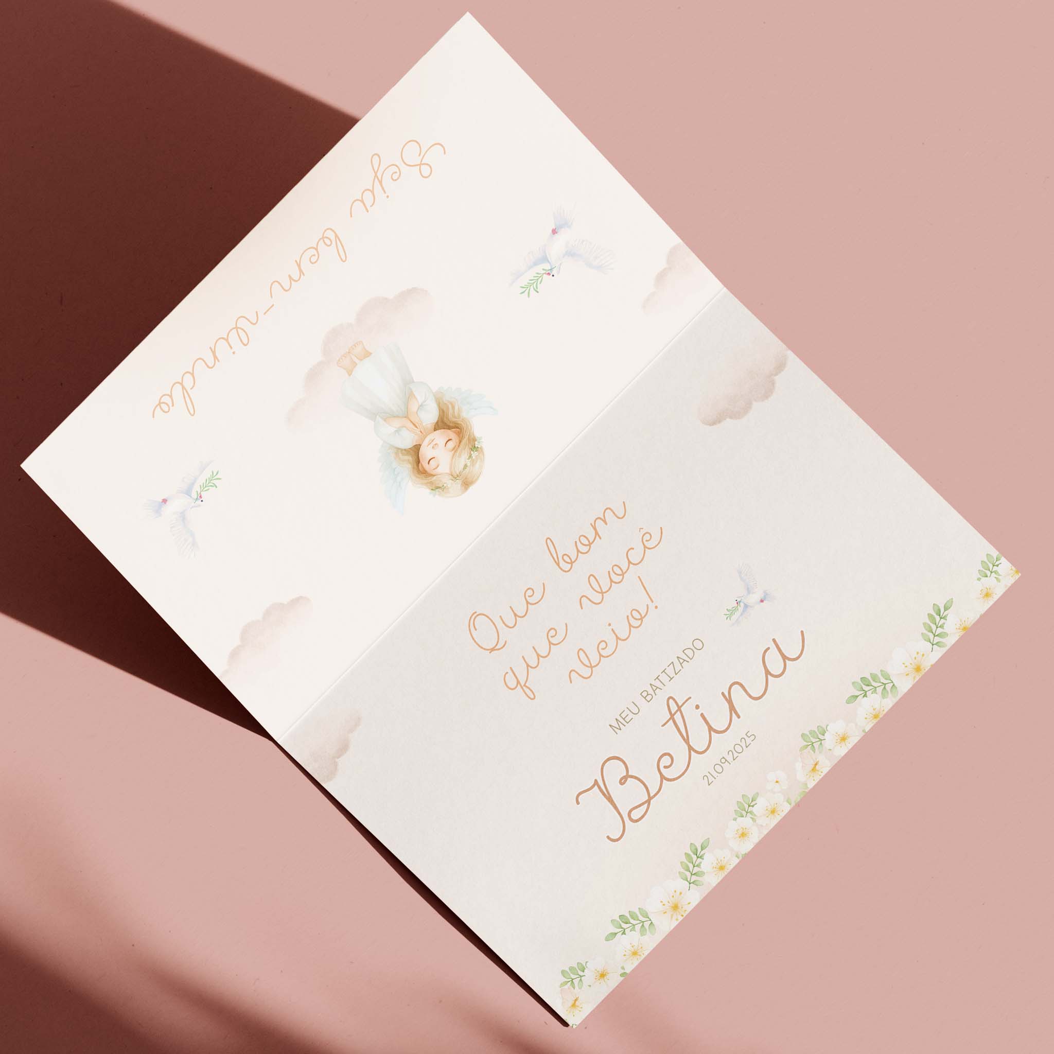 Margarida's Birthday Table Thank You Card