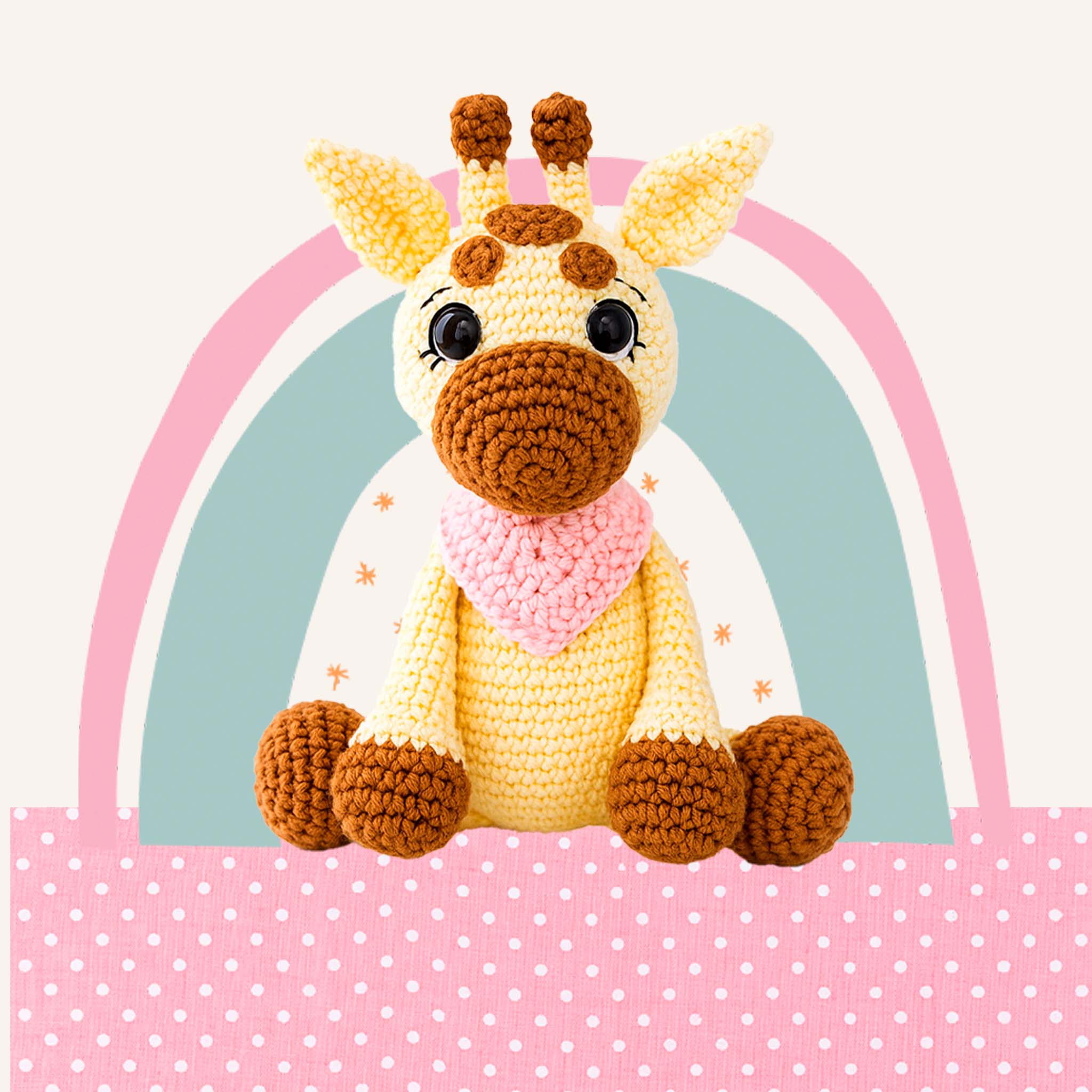 Amigurumi Safari Baby Girafa