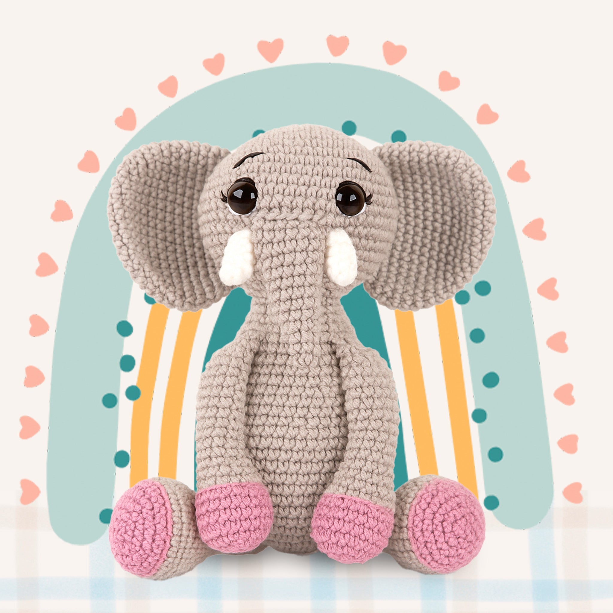 Amigurumi Safari Baby Elefante