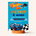 Convite Digital Aniversário Hot Wheels