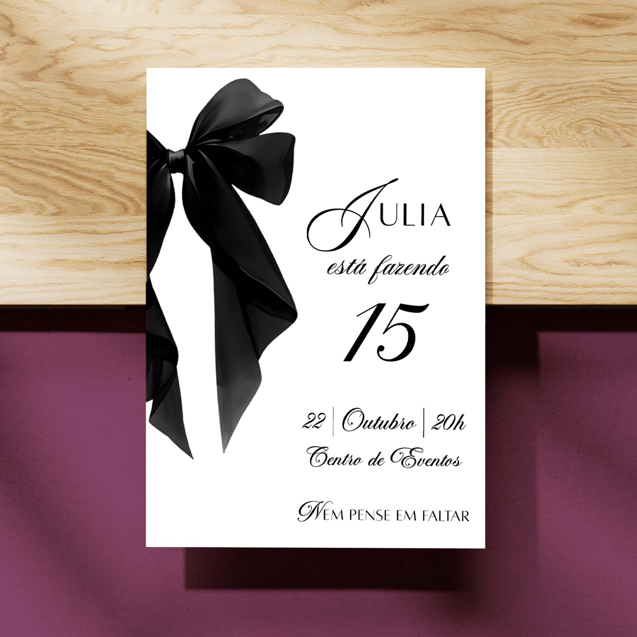 Invitación digital de cumpleaños para la noche de chicas