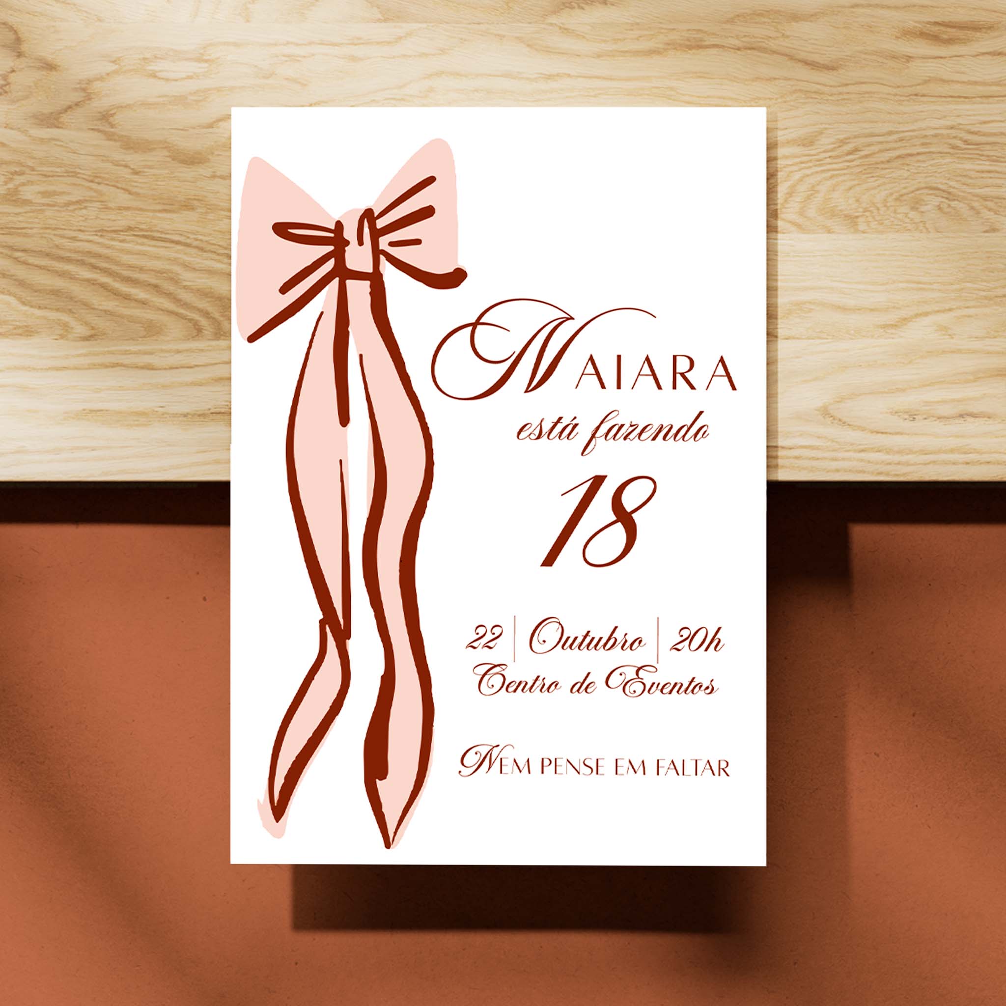 Invitación digital de cumpleaños para la noche de chicas