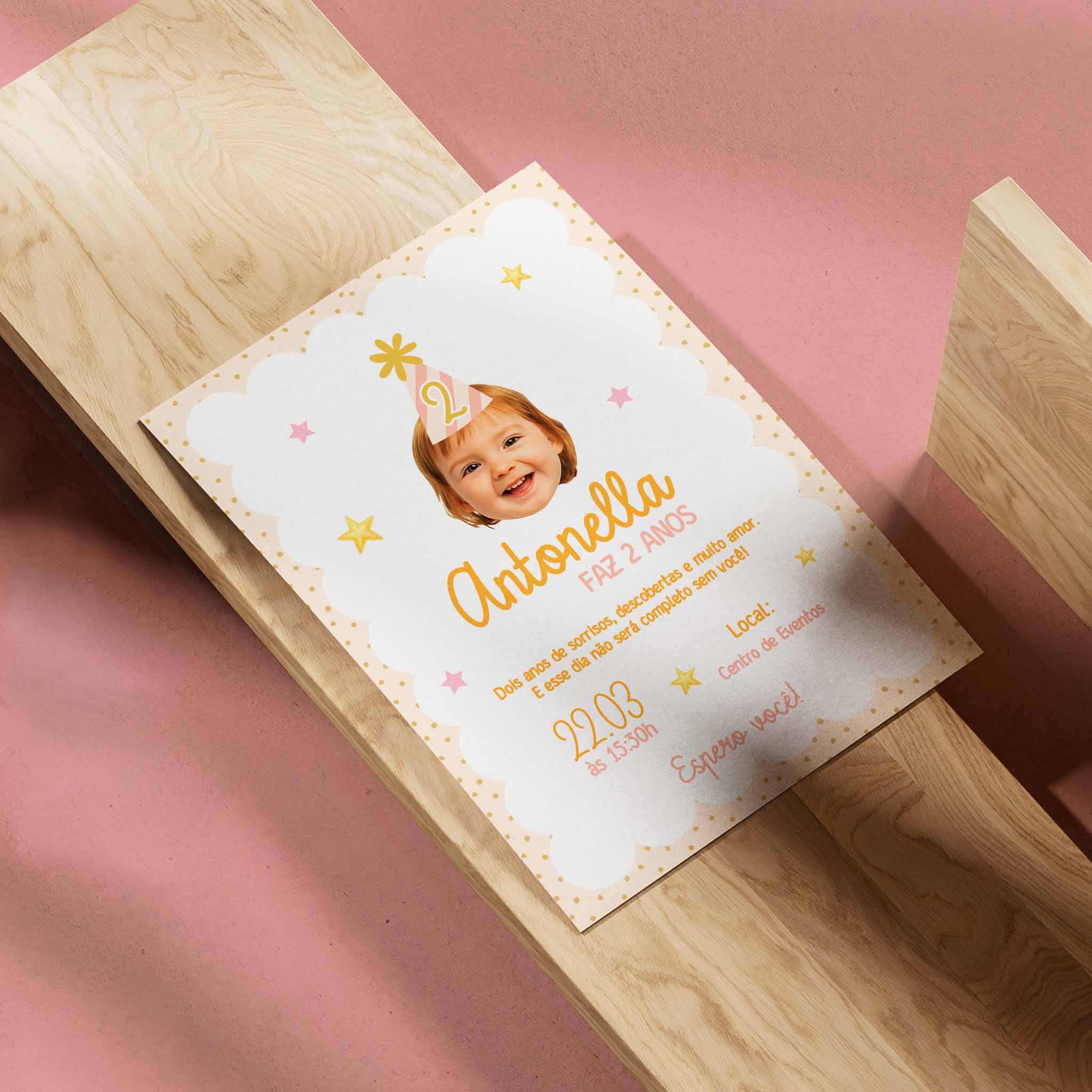 Convite Digital Aniversário Rostinho