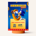 Convite Digital Aniversário Sonic