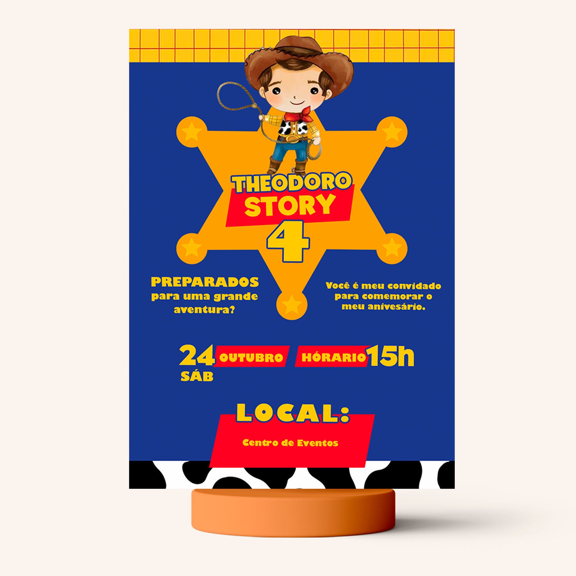 Convite Digital Aniversário Toy Story