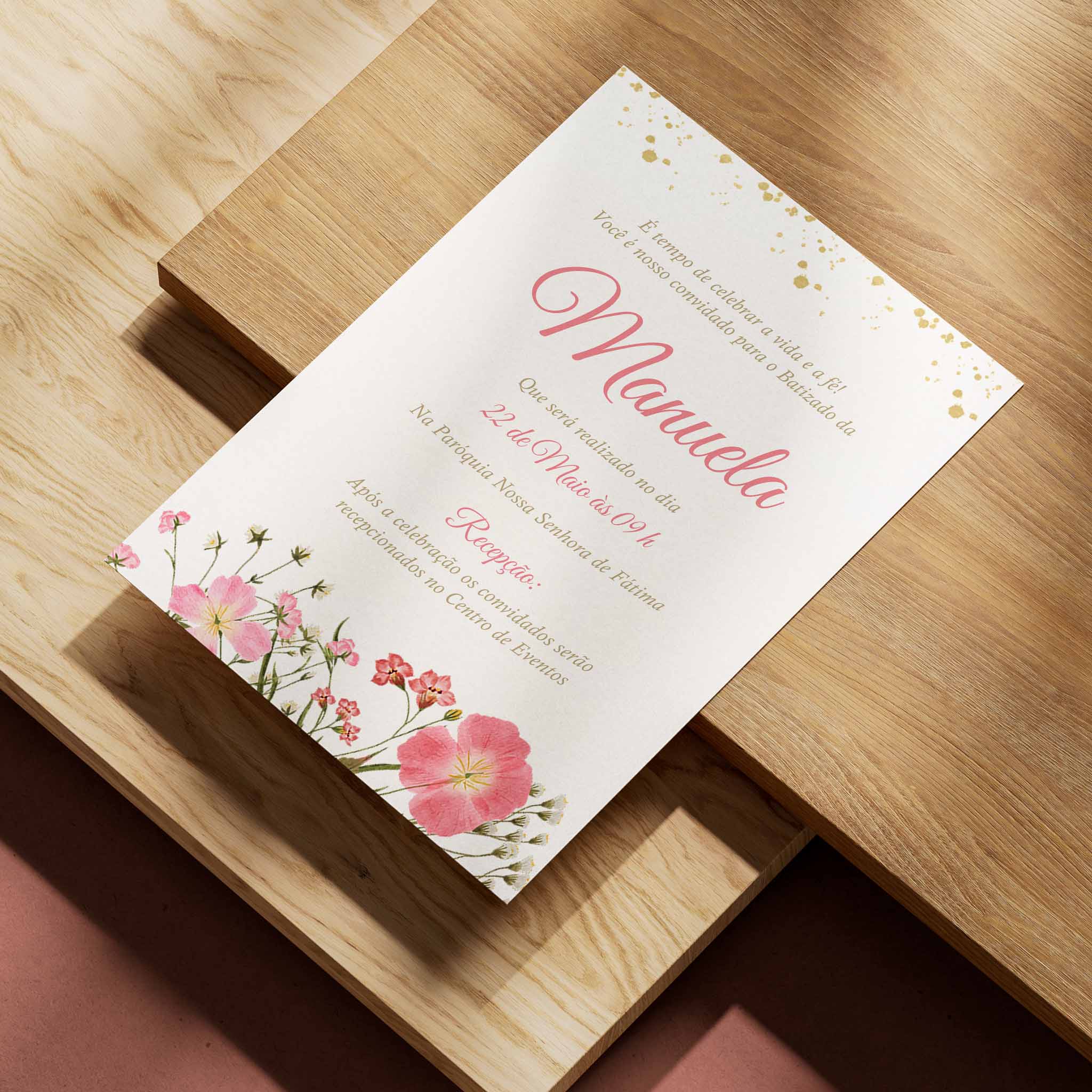 Invitación digital al bautismo