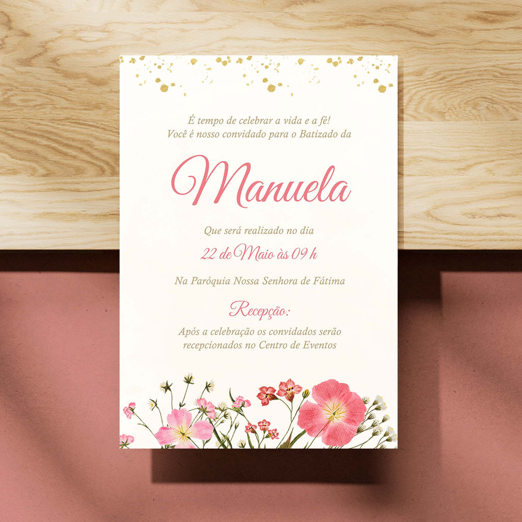 Invitación digital al bautismo