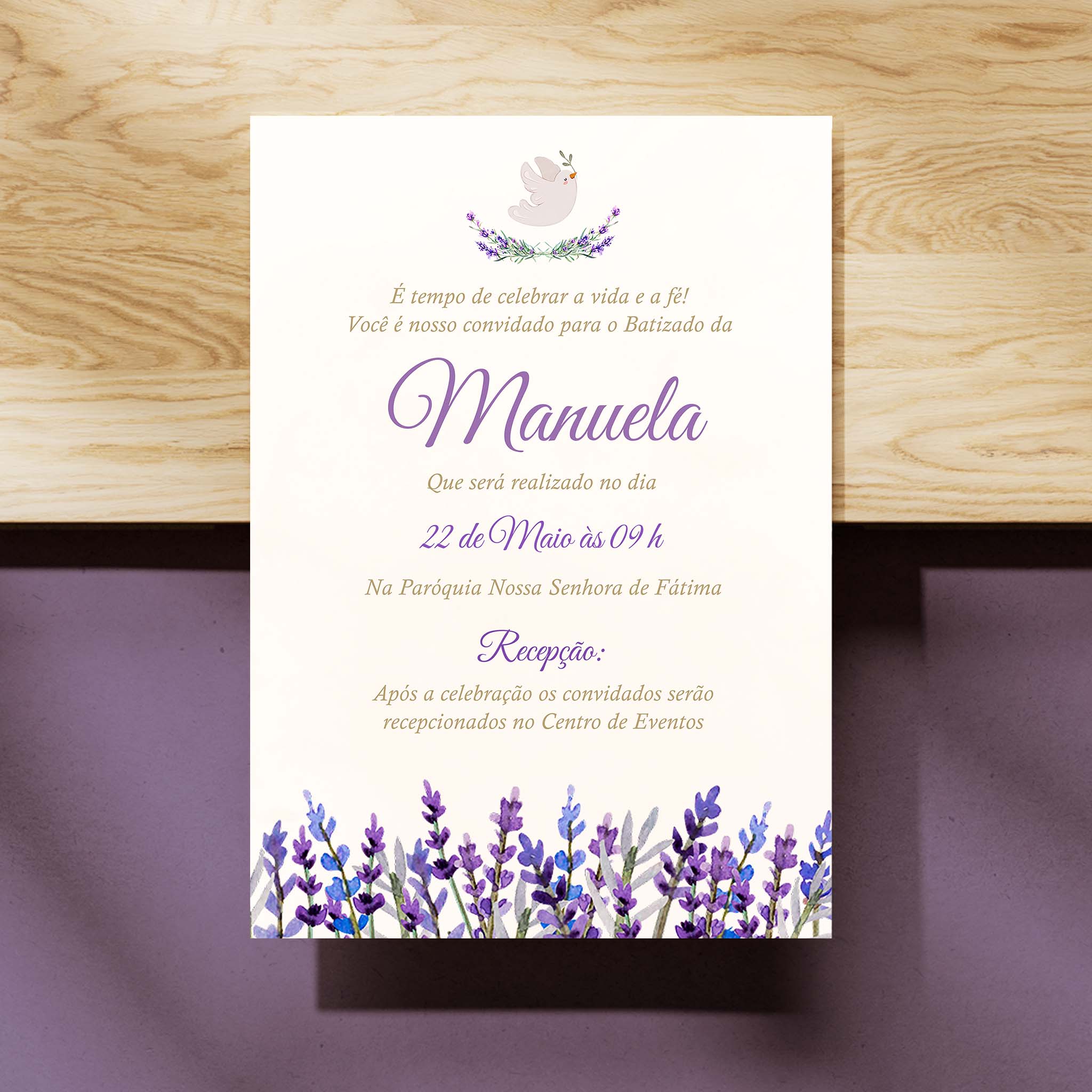 Invitación digital al bautismo