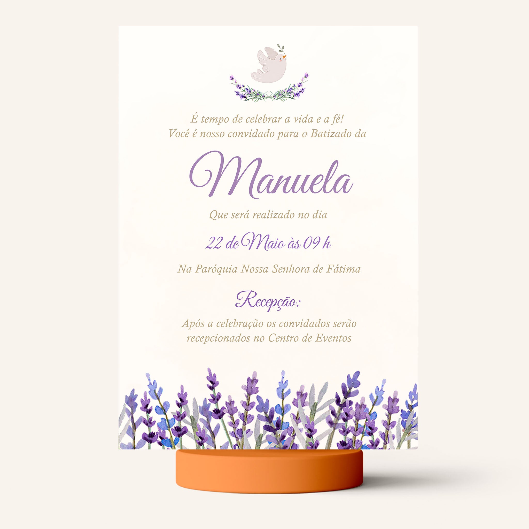Invitación digital al bautismo