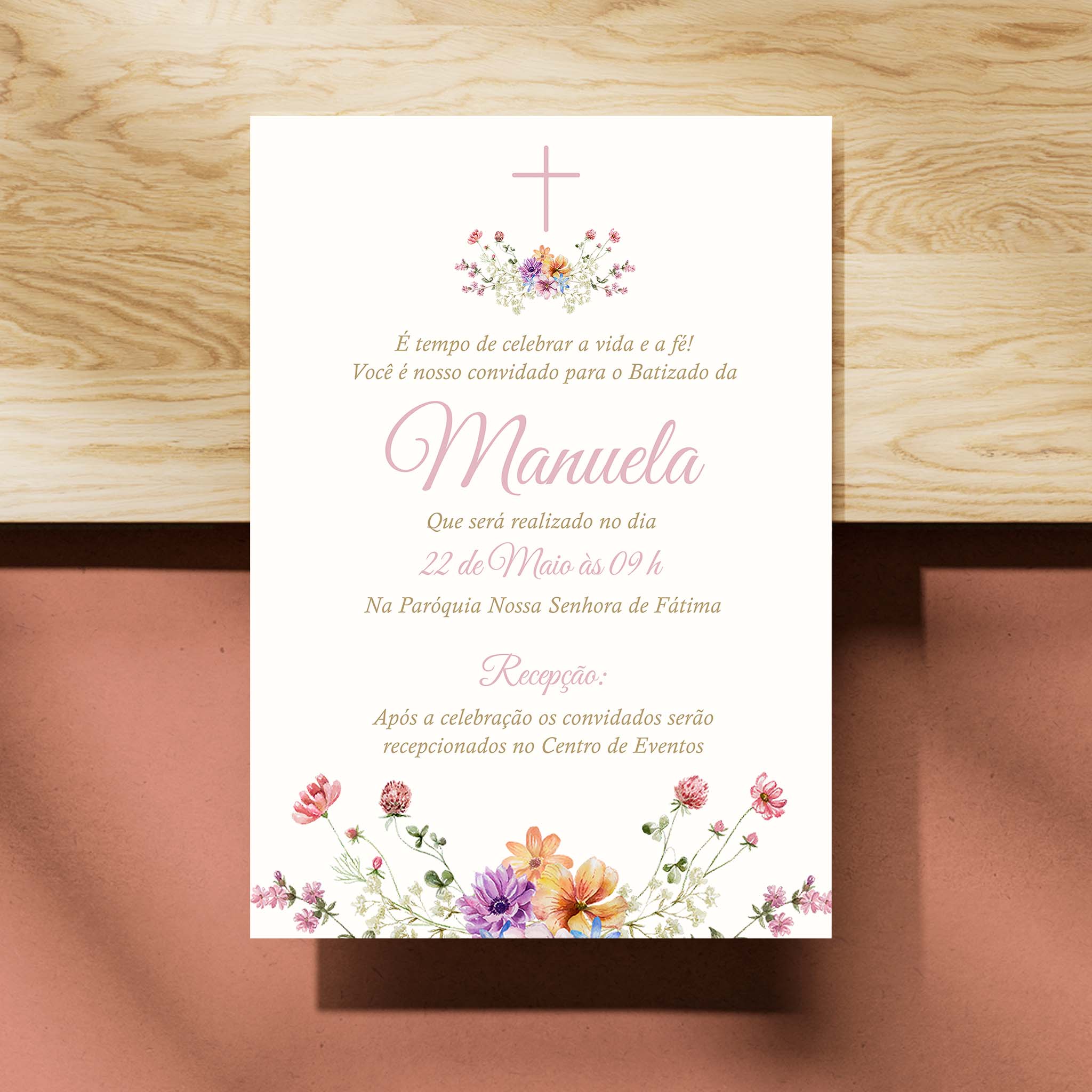 Invitación digital al bautismo