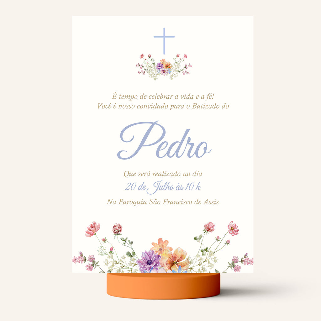Invitación digital al bautismo