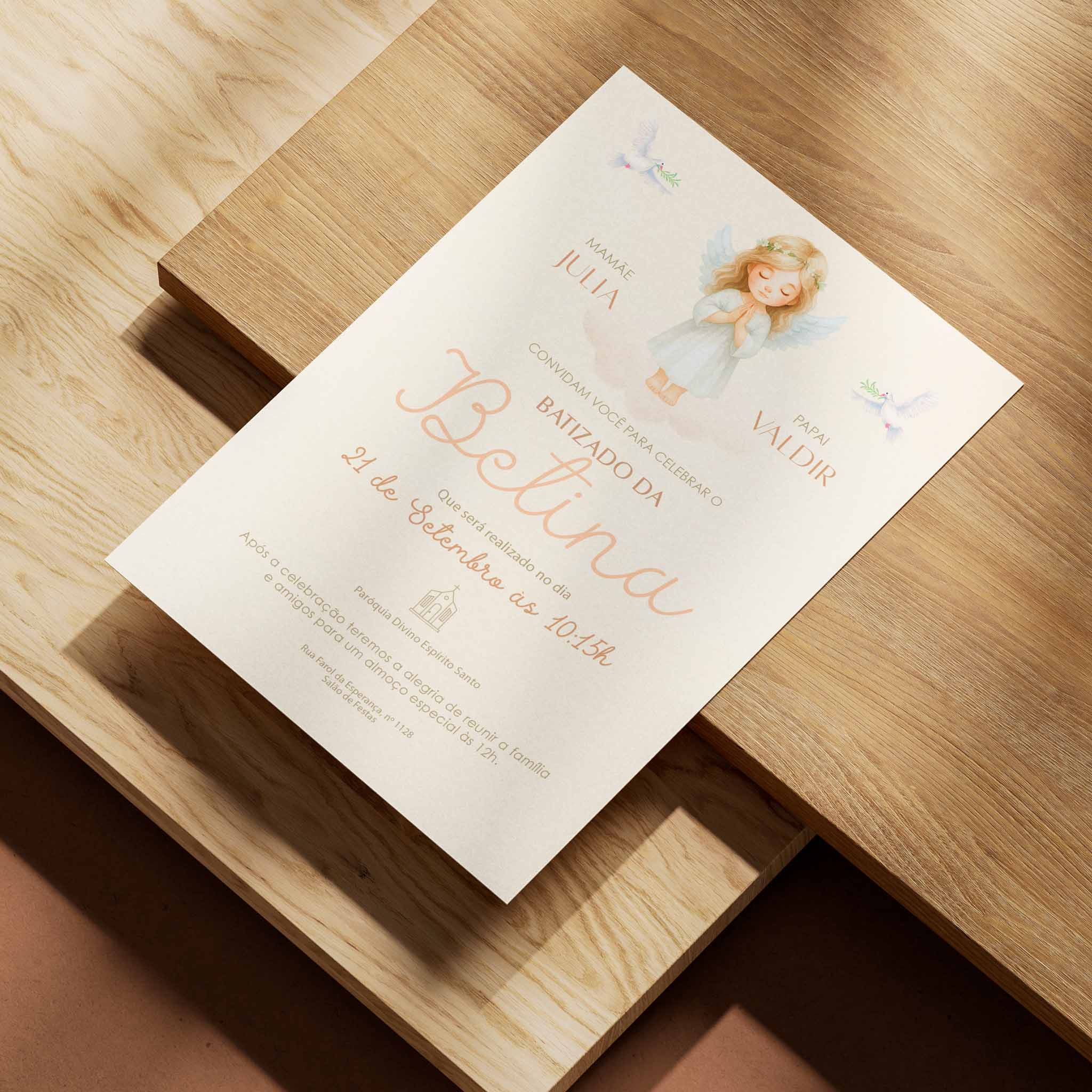 Invitación digital al bautismo
