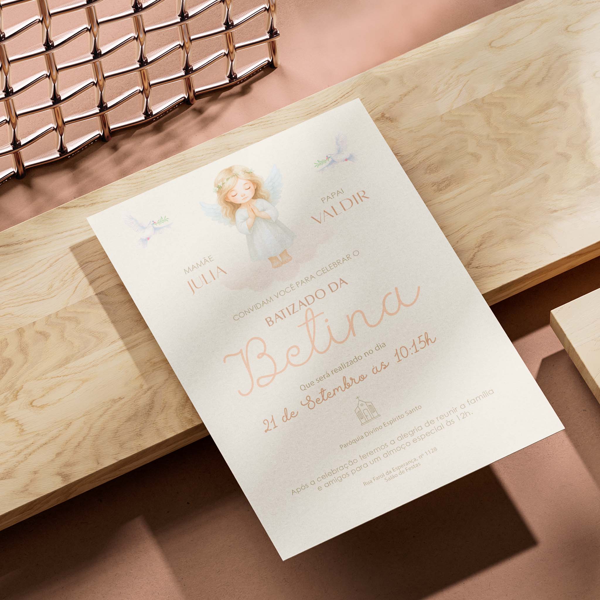 Invitación digital al bautismo