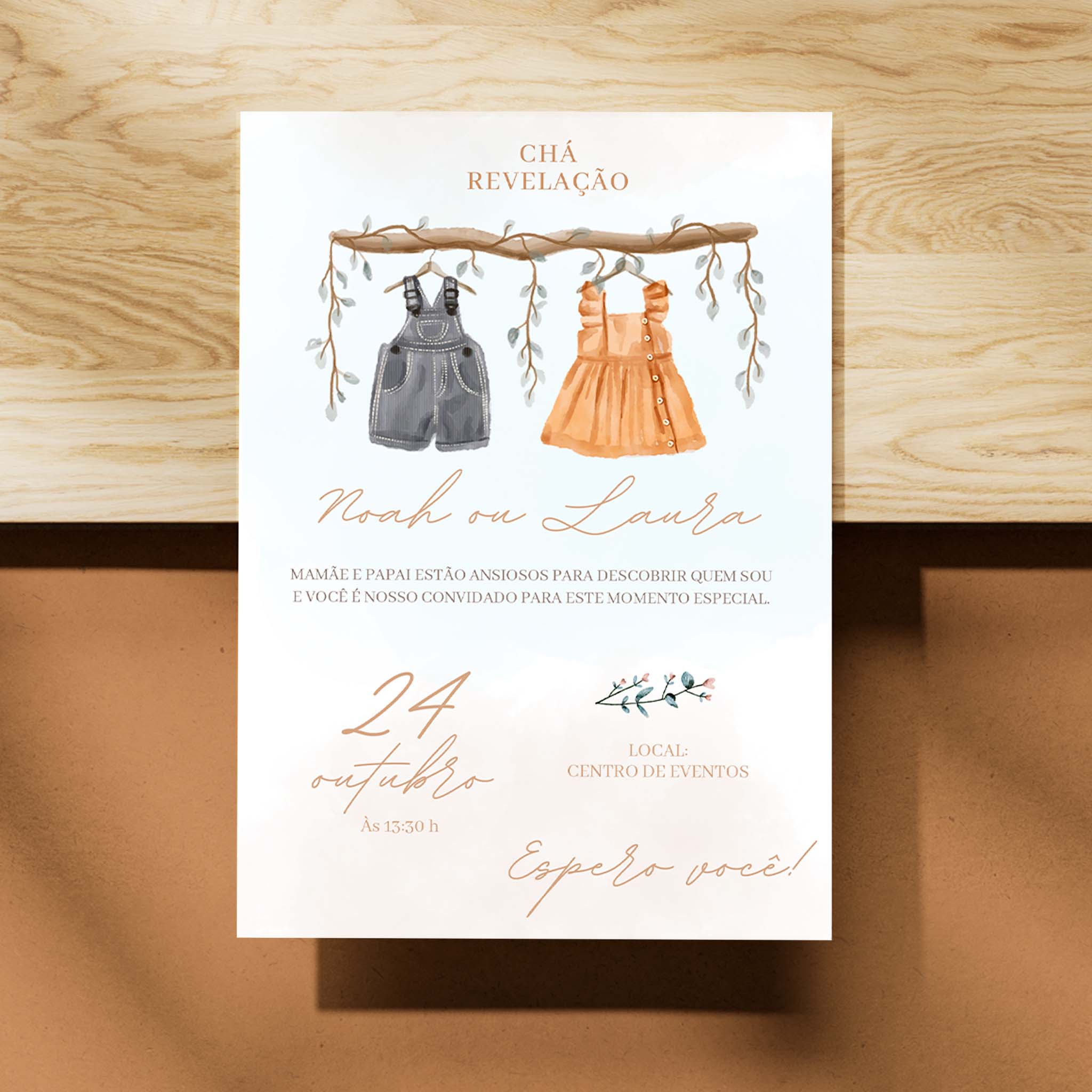 Invitación digital para baby shower
