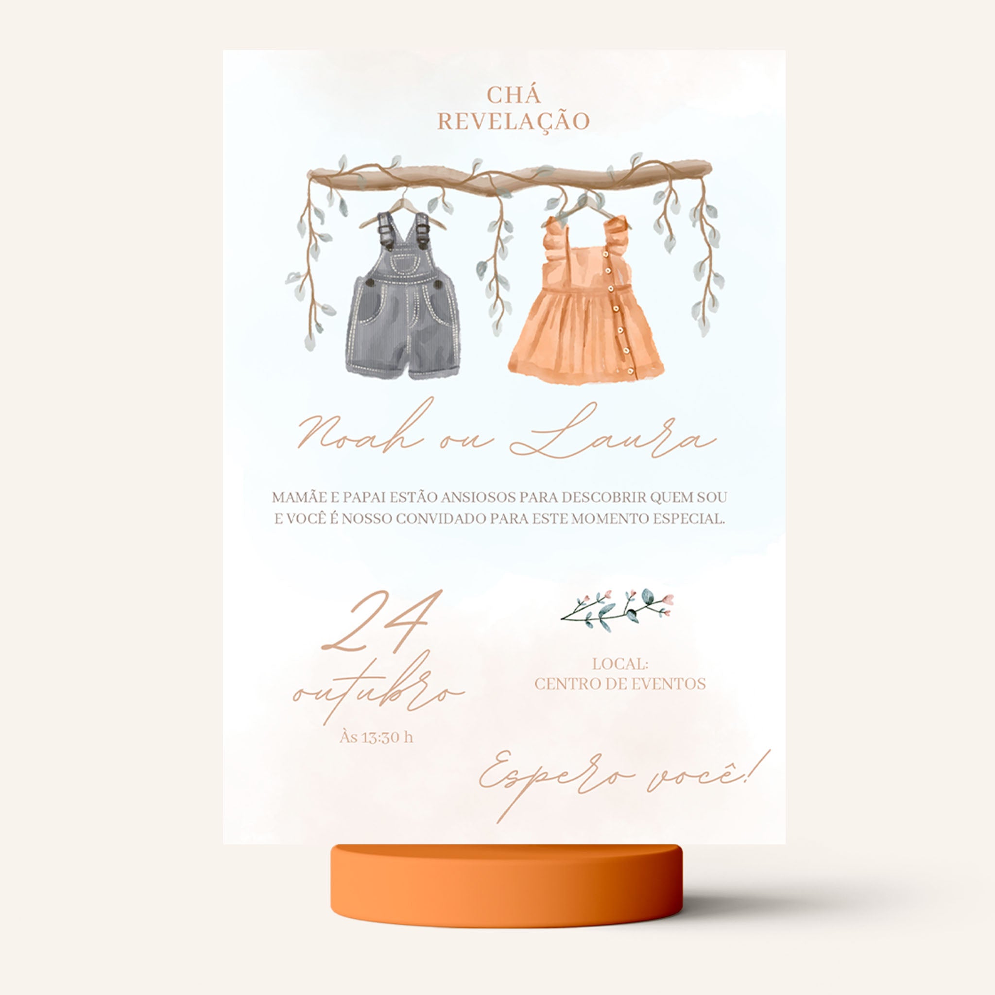 Invitación digital para baby shower
