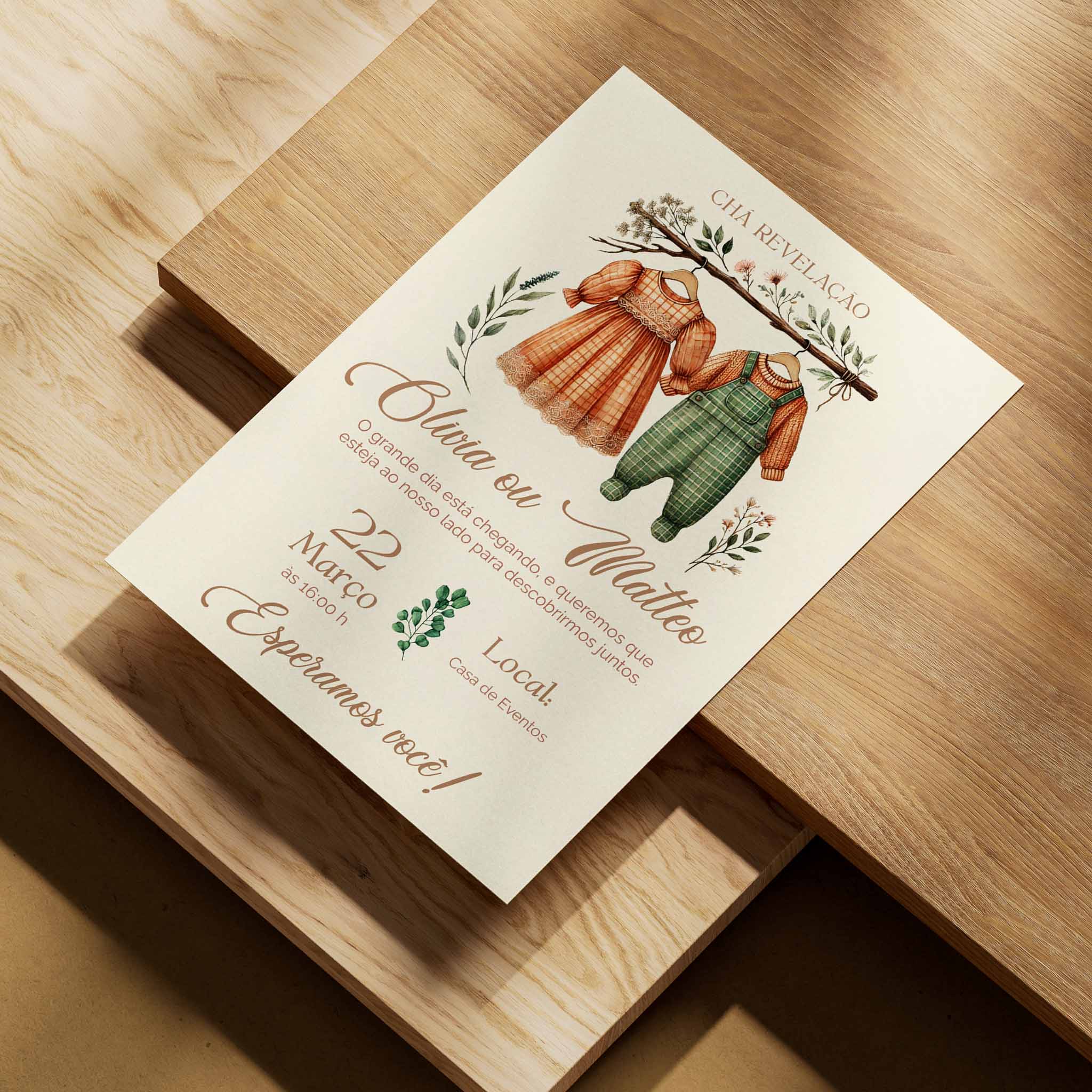 Invitación digital para baby shower