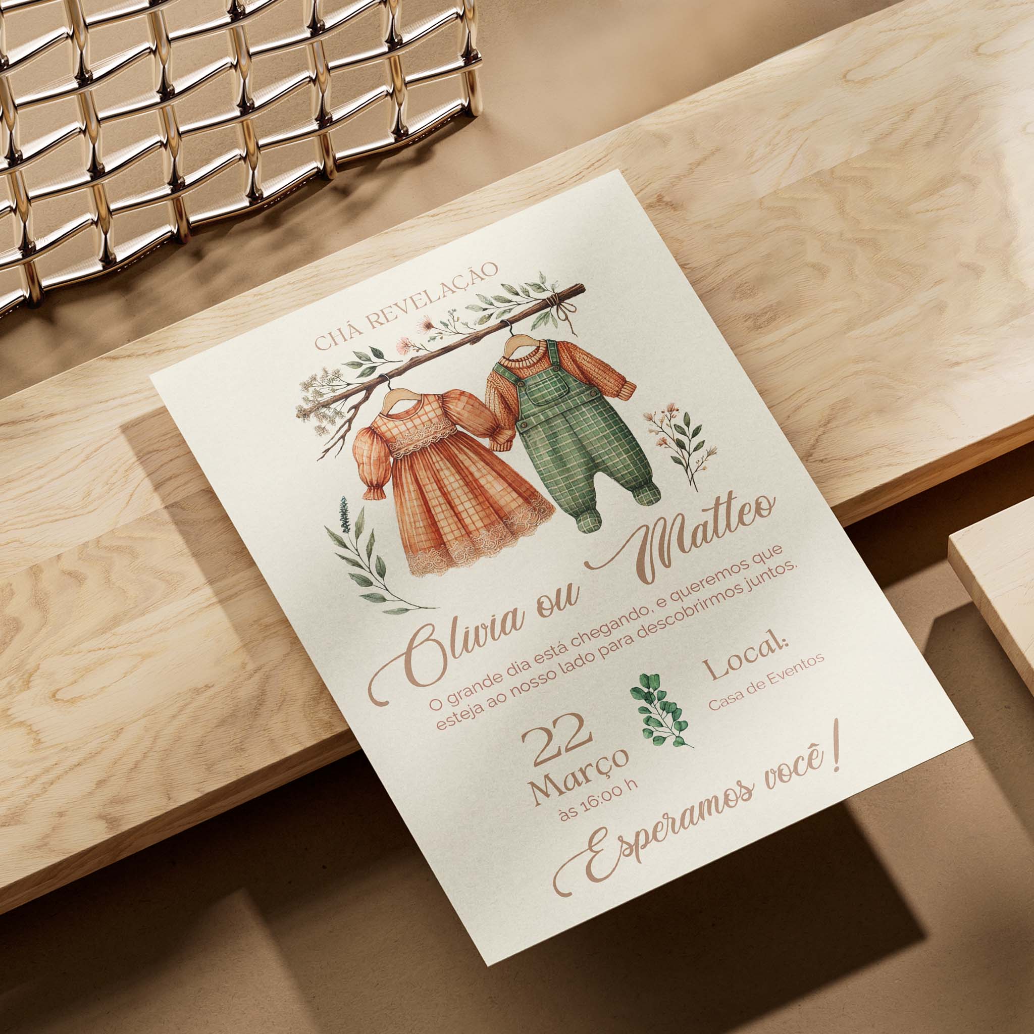 Invitación digital para baby shower