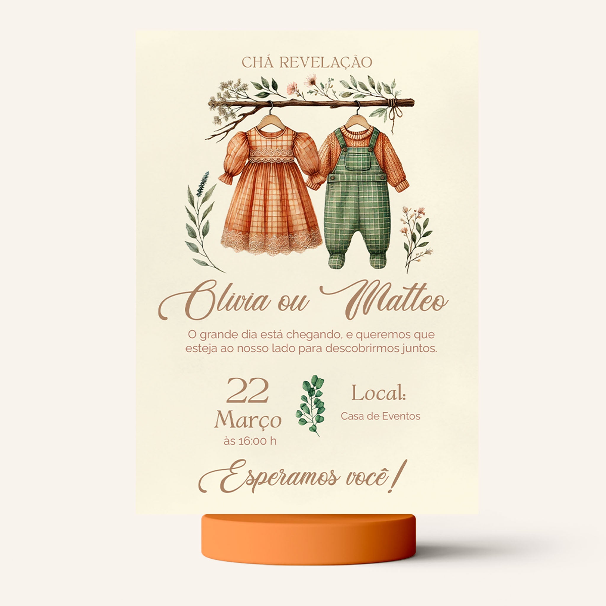 Invitación digital para baby shower