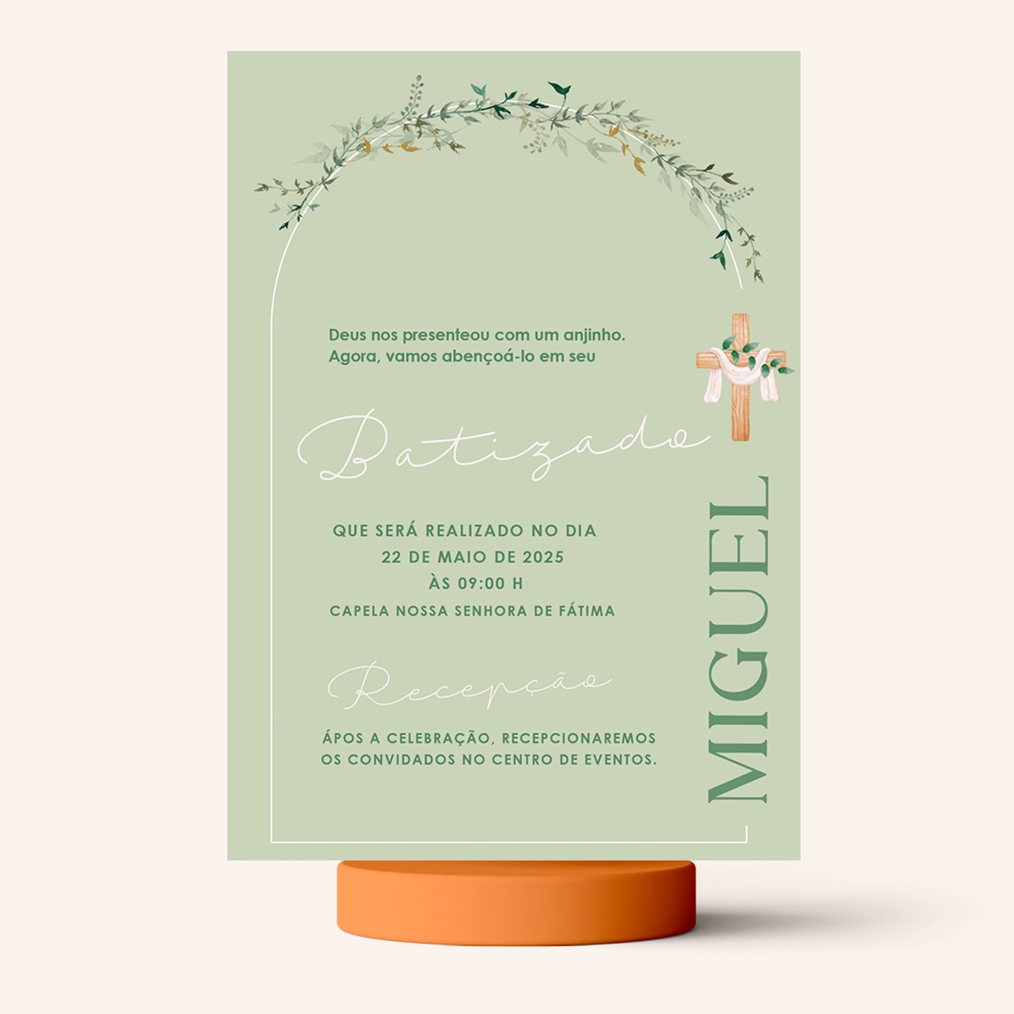 Invitación digital al bautismo