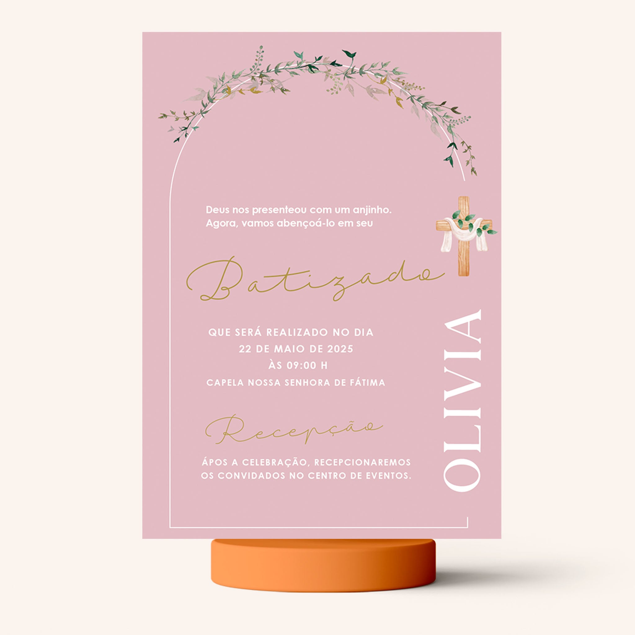 Invitación digital al bautismo